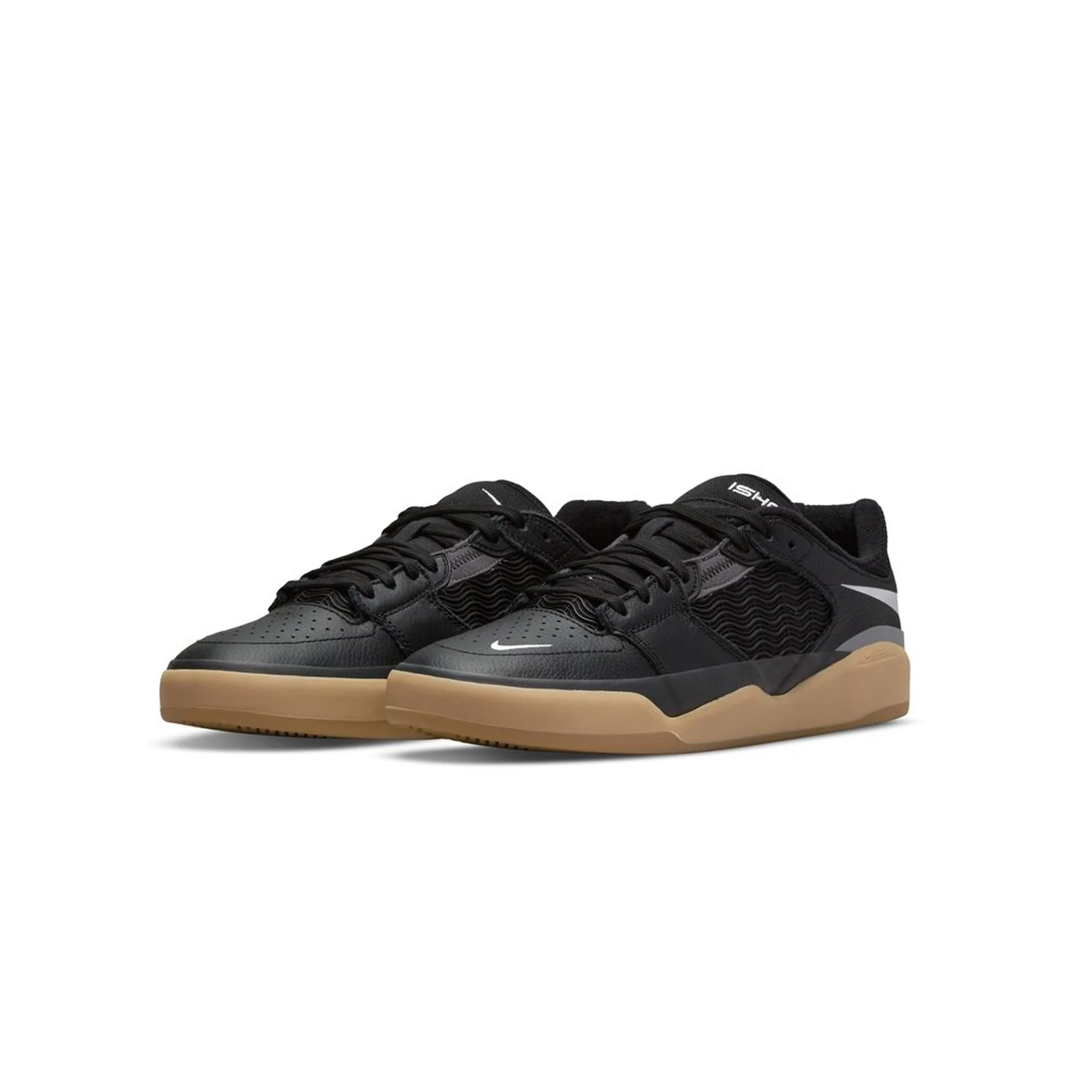 Nike SB Mens Ishod Wair Premium Shoes 'Black/White/Dark Grey'' - Image 2