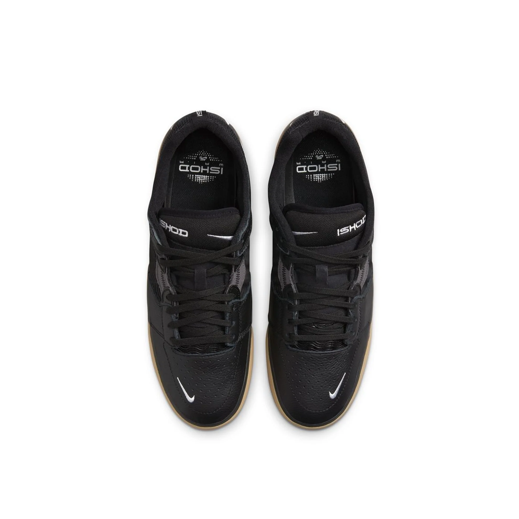 Nike SB Mens Ishod Wair Premium Shoes 'Black/White/Dark Grey'' - Image 4