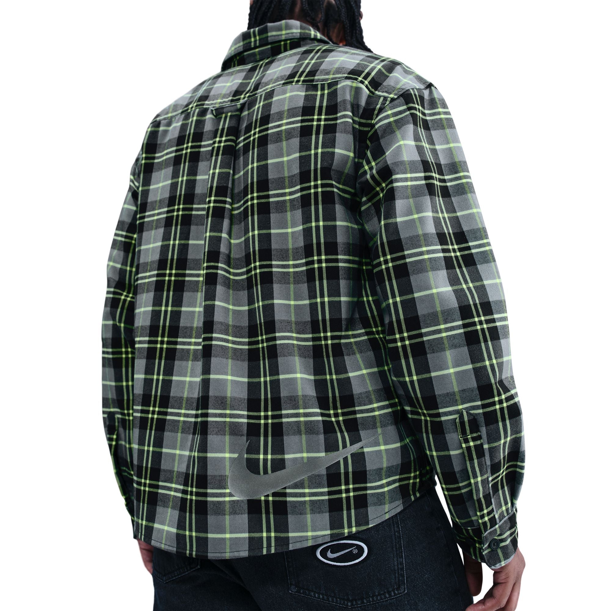Nike SB Mens Koston Button Up Flannel - Image 4