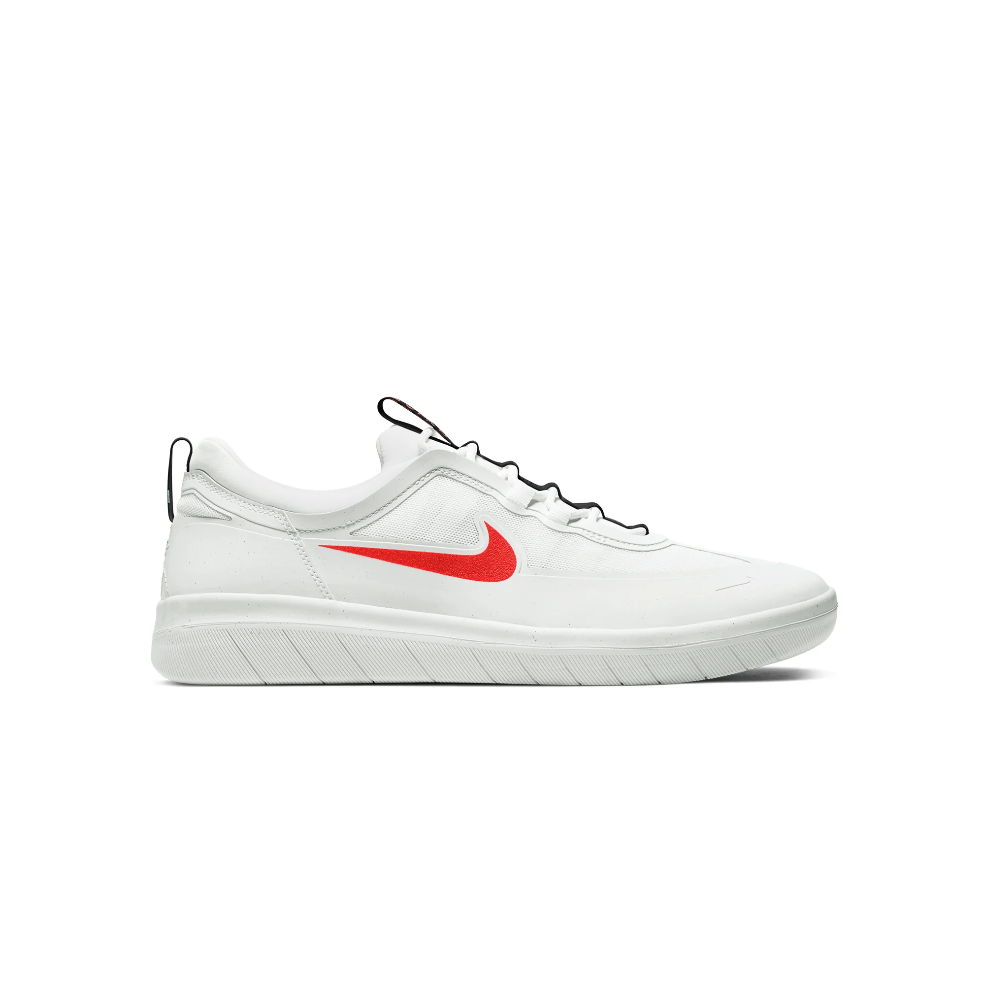 Nike SB Mens Nyjah Free 2 Shoes Summit White/Blue Hero/Chile Red - Image 2