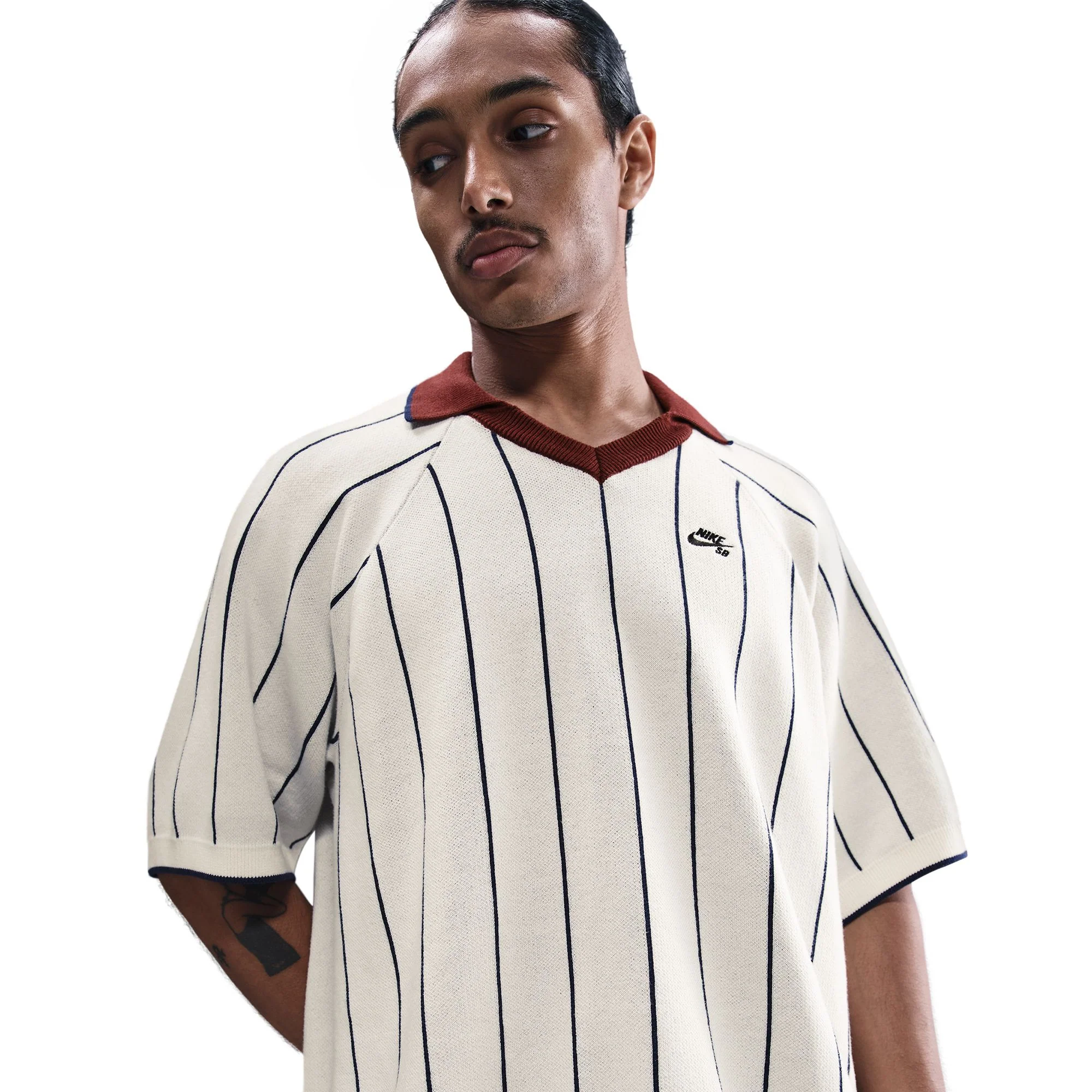 Nike SB Mens Short-Sleeved Polo Skate Sweater - Image 3