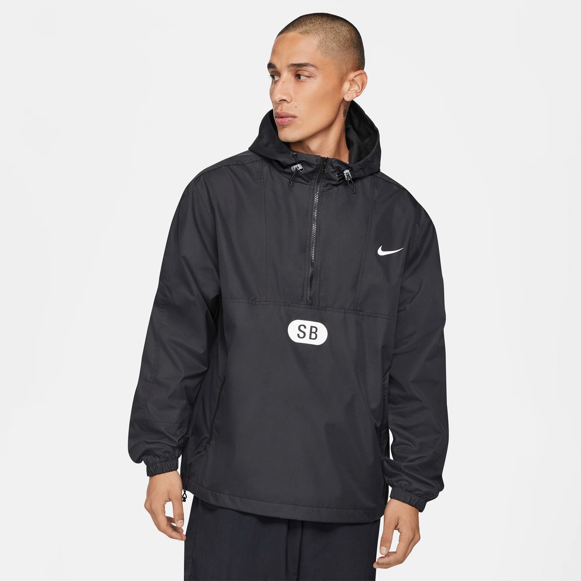 Nike SB Mens Skate Anorak 'Black' - Image 2