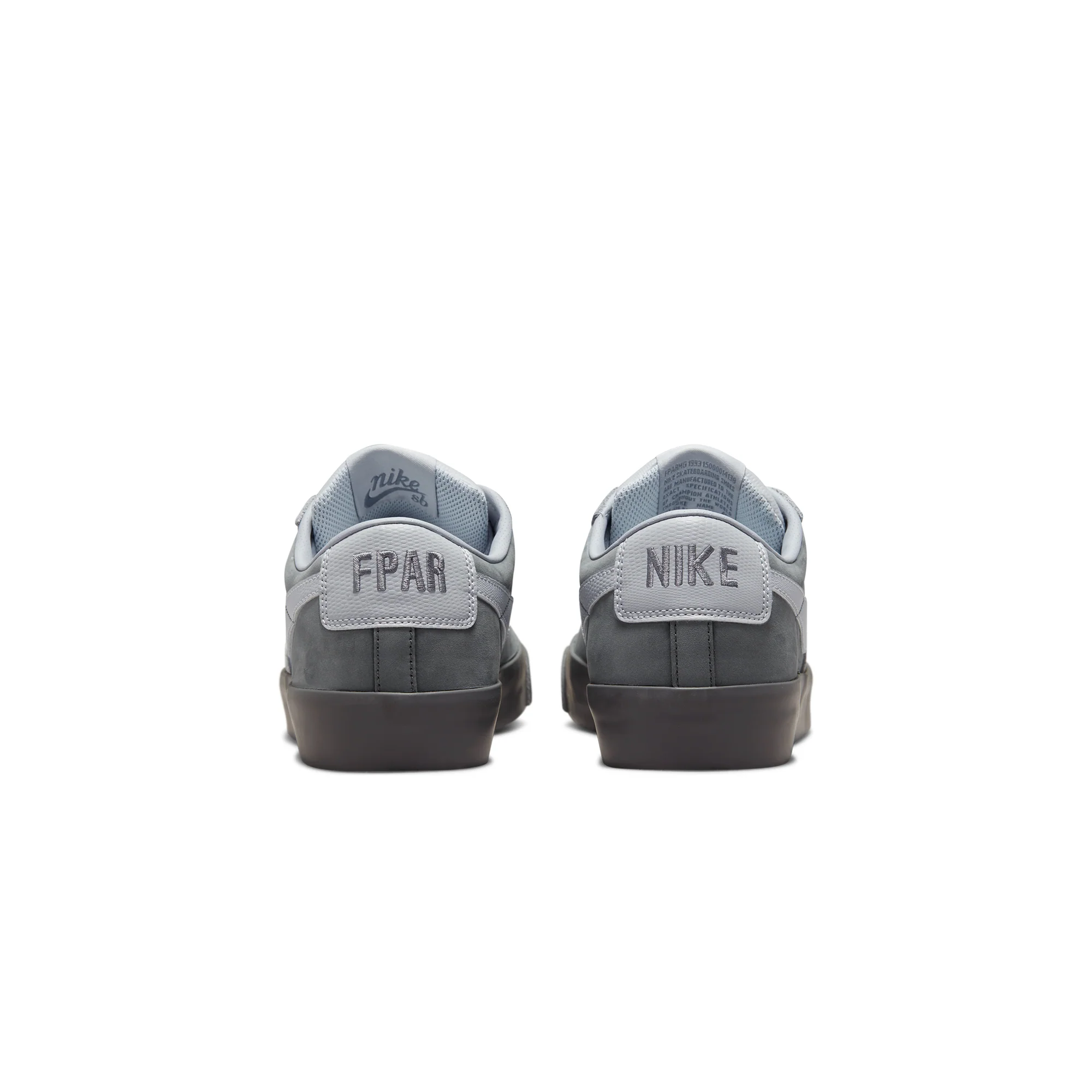 Nike SB Mens Zoom Blazer Low Shoes 'Cool Grey' - Image 3