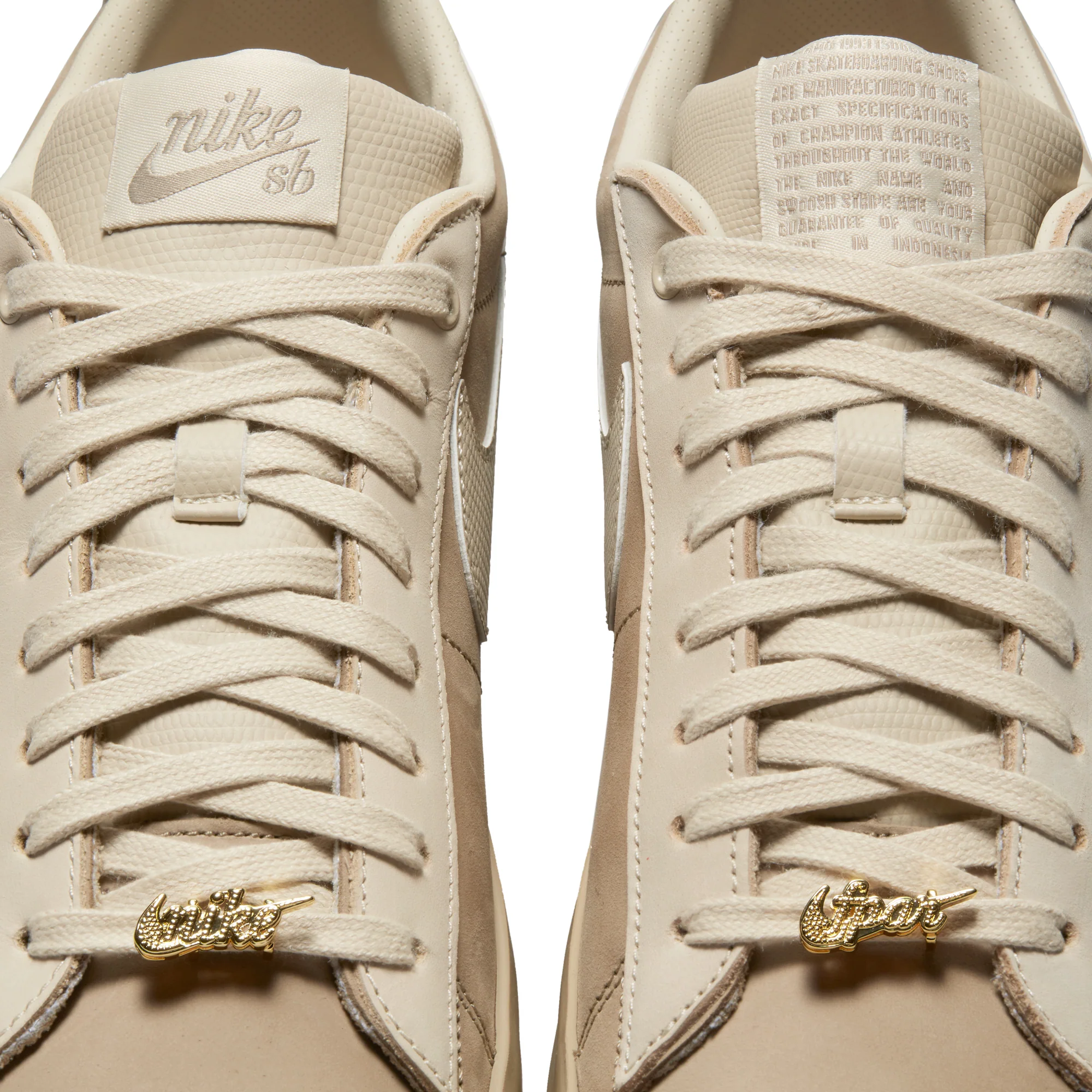 Nike SB Mens Zoom Blazer Low Shoes 'Khaki' - Image 4