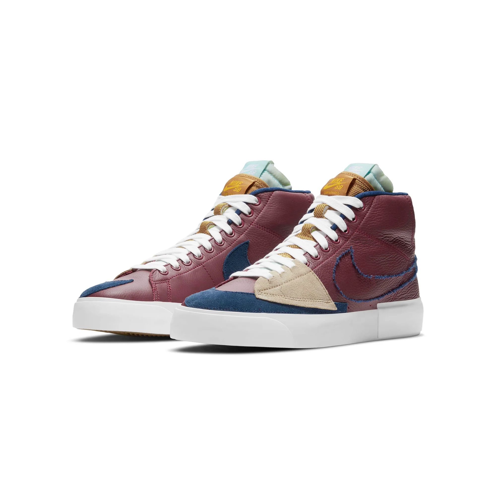 Nike SB Mens Zoom Blazer Mid Edge 'Team Red' Shoes - Image 2