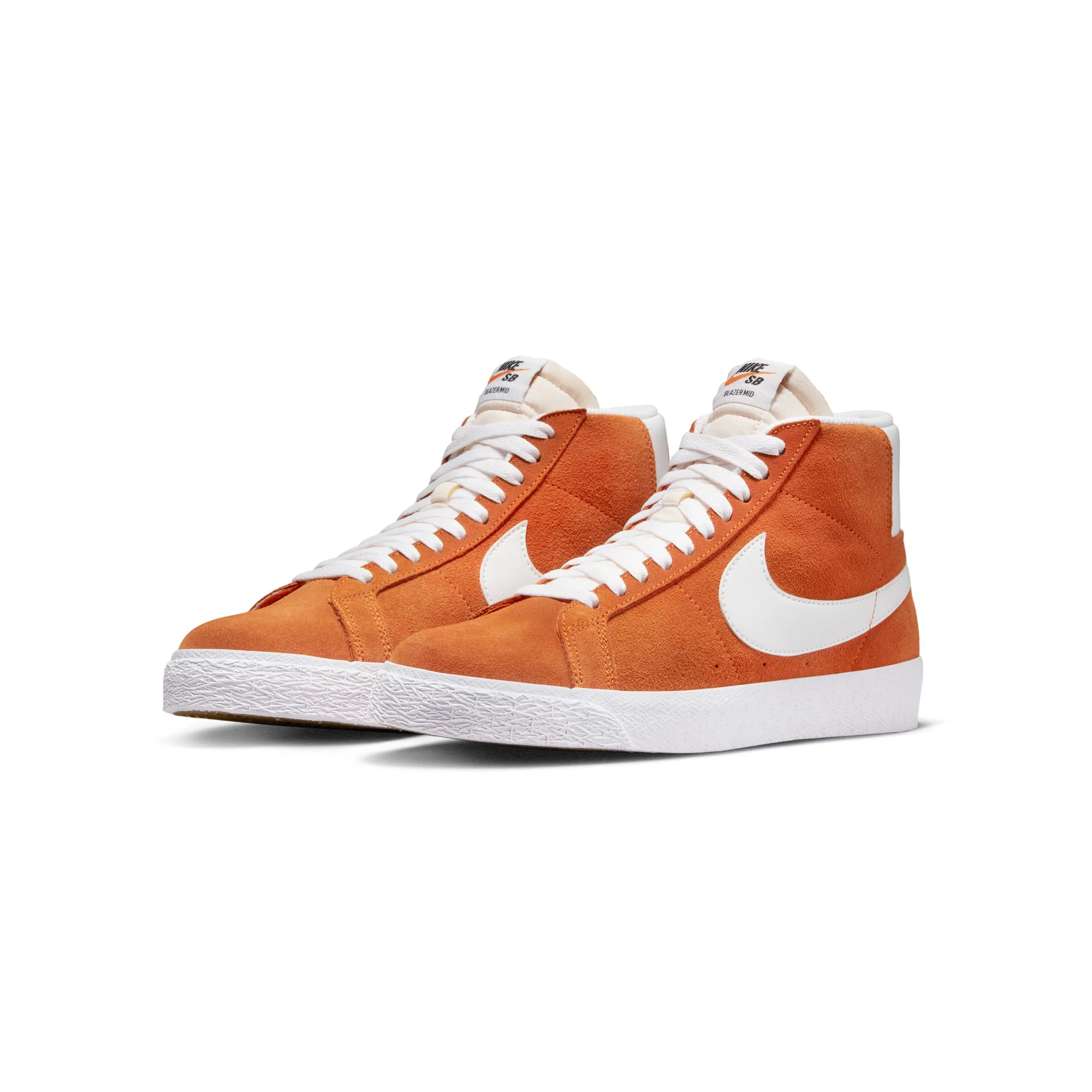 Nike SB Mens Zoom Blazer Mid Shoes Safety Orange - Image 2
