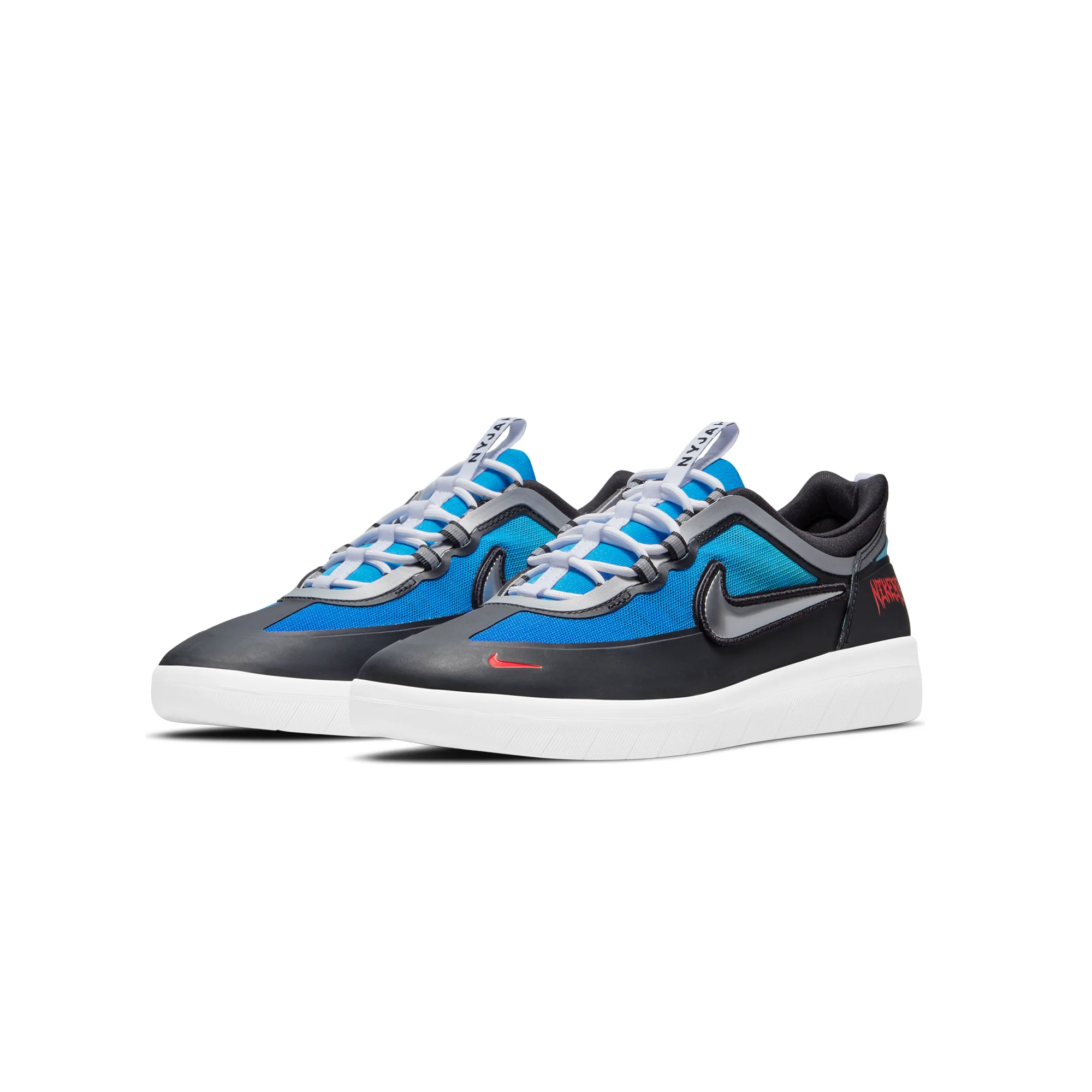 Nike SB Mens Nyjah Free 2 Premium Shoes 'Lt Photo Blue' - Image 2