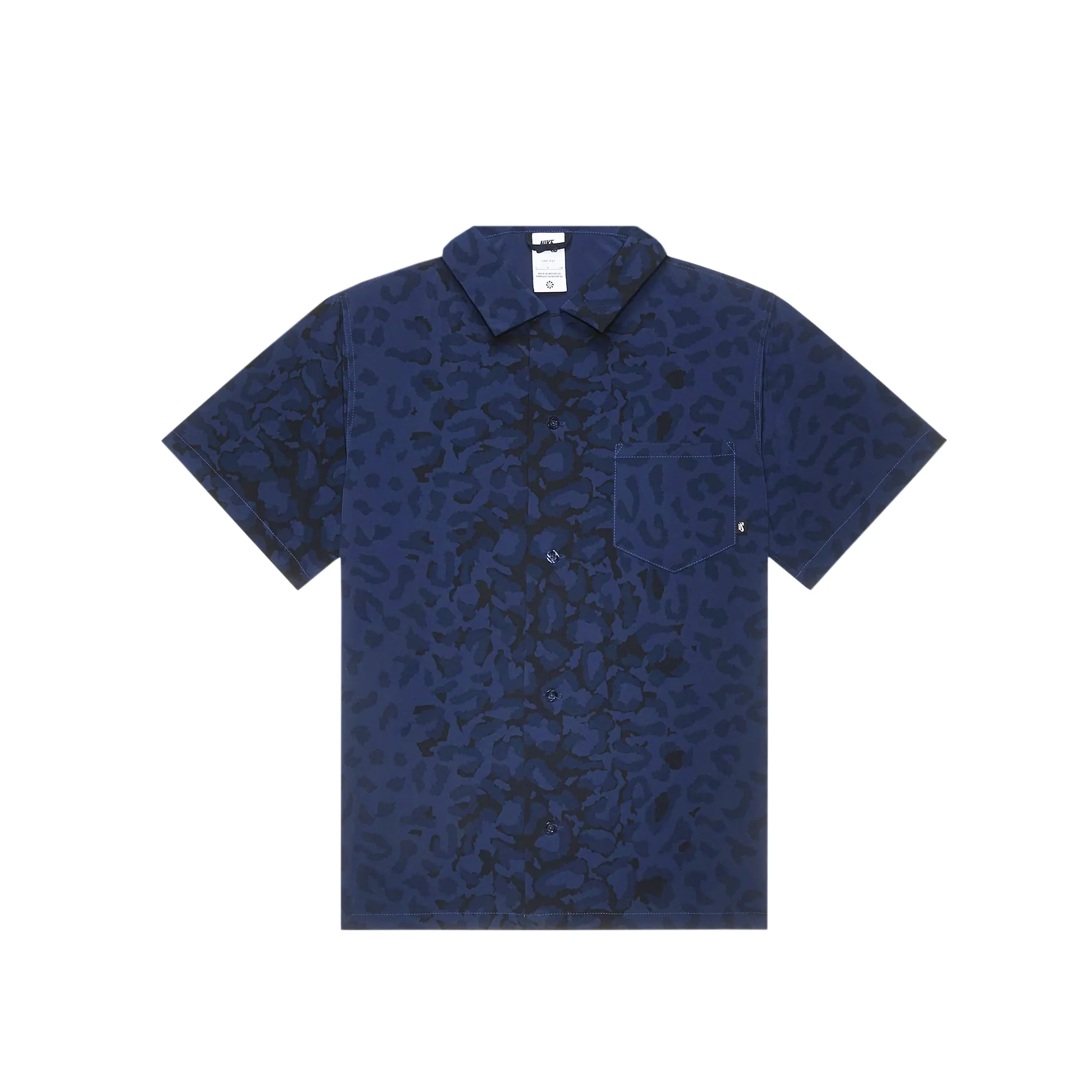 Nike SB Print Bowler Short-Sleeve Button-Up Skate Shirt