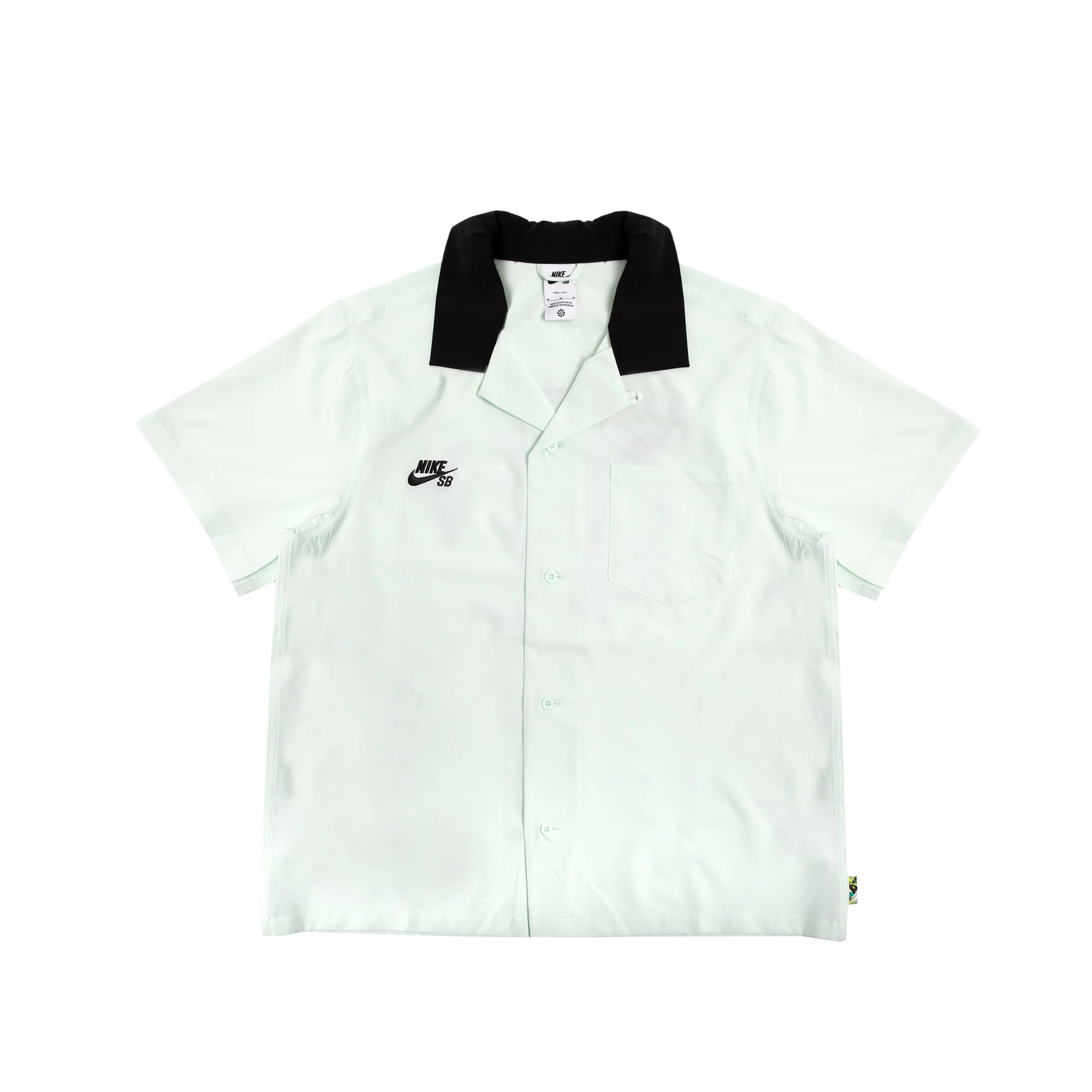 Nike SB Mens Short Sleeve Button Up Skate Bowler Shirt