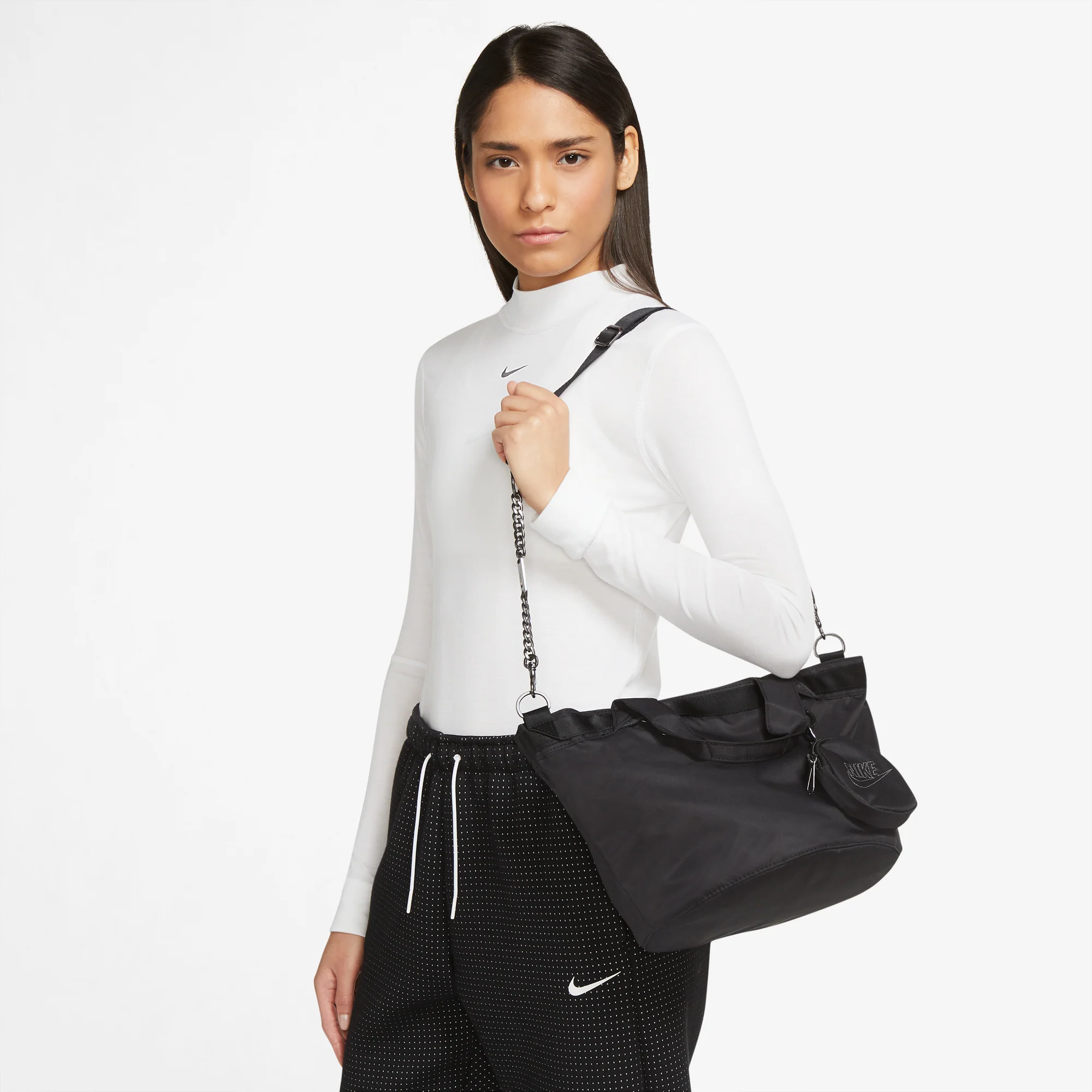 Nike Sportswear Futura Luxe Tote Bag 'Black' - Image 4
