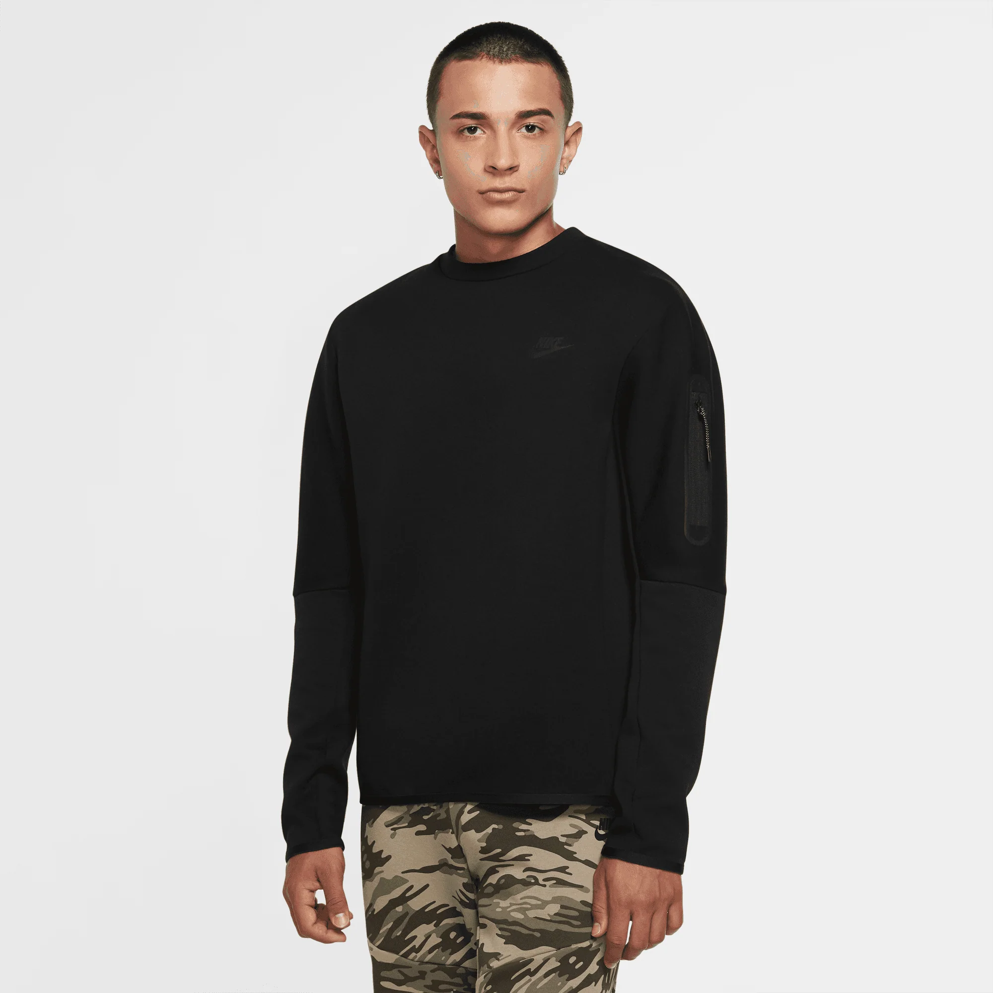 Nike Sportswear Mens Tech Fleece Crew Sweatshirt - Image 2