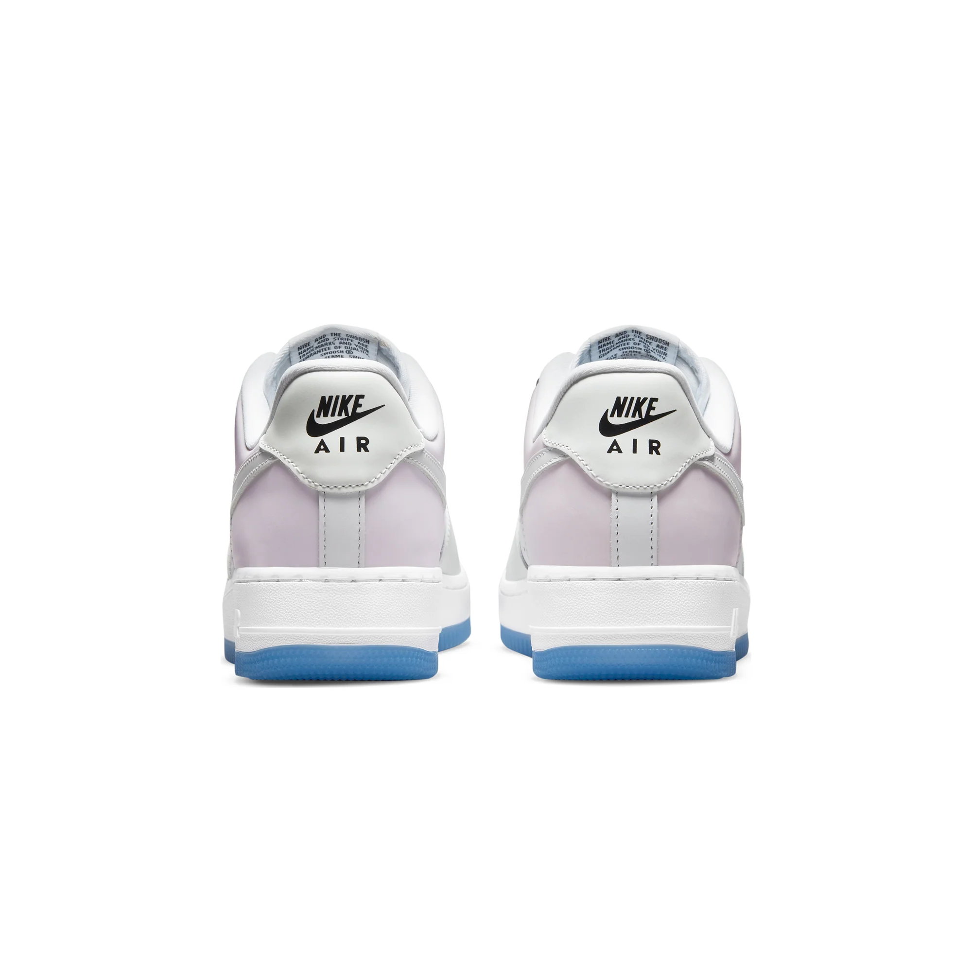 Nike Womens Air Force 1 '07 LX Shoes 'White/University blue' - Image 3