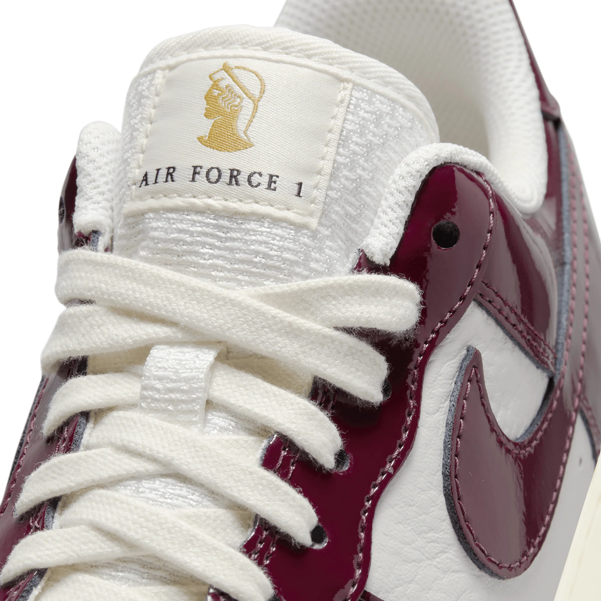 Nike Womens Air Force 1 '07 LX Shoes 'Sail/Dark Beetroot' - Image 4