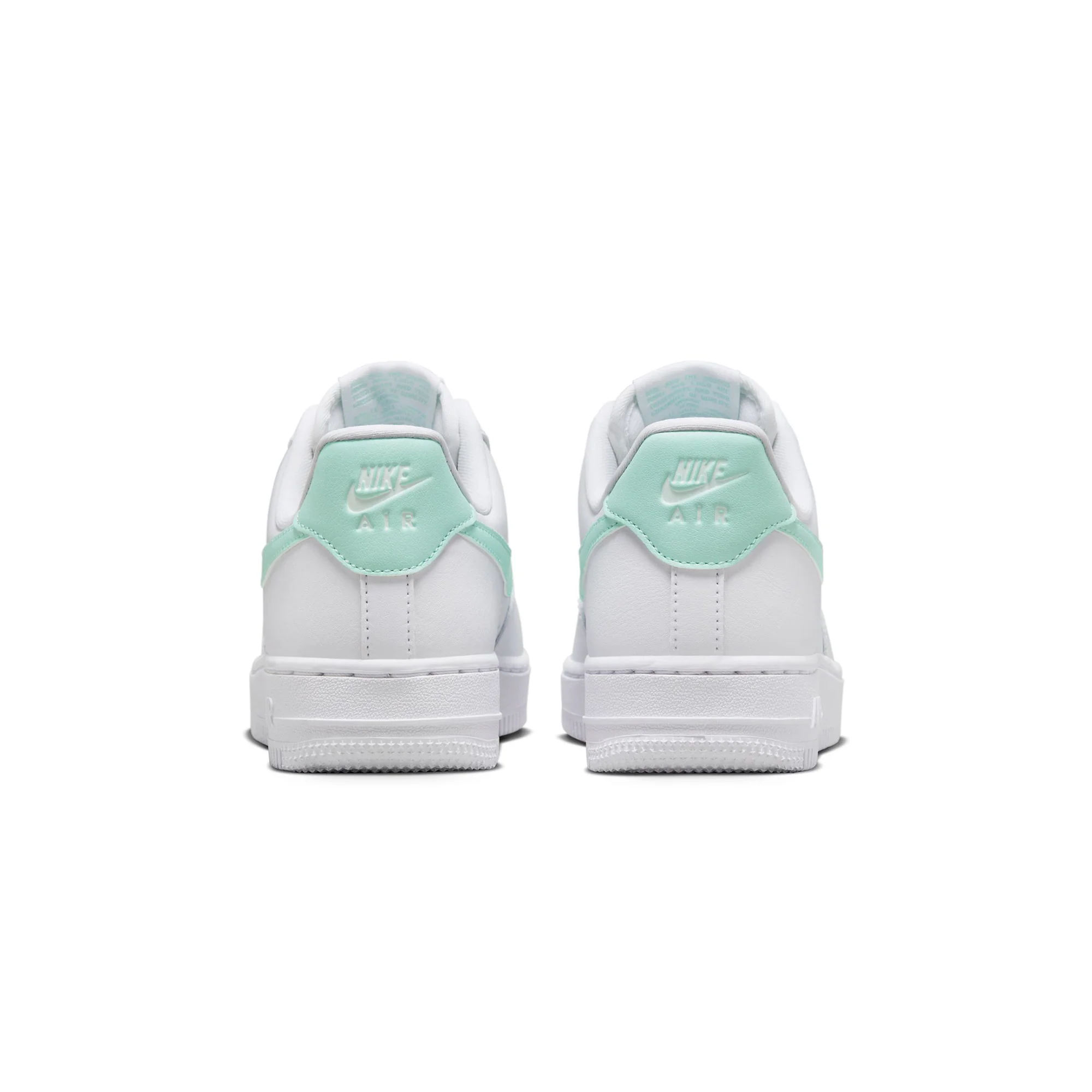 Nike Womens Air Force 1 '07 Shoes 'White/Jade Ice' - Image 3