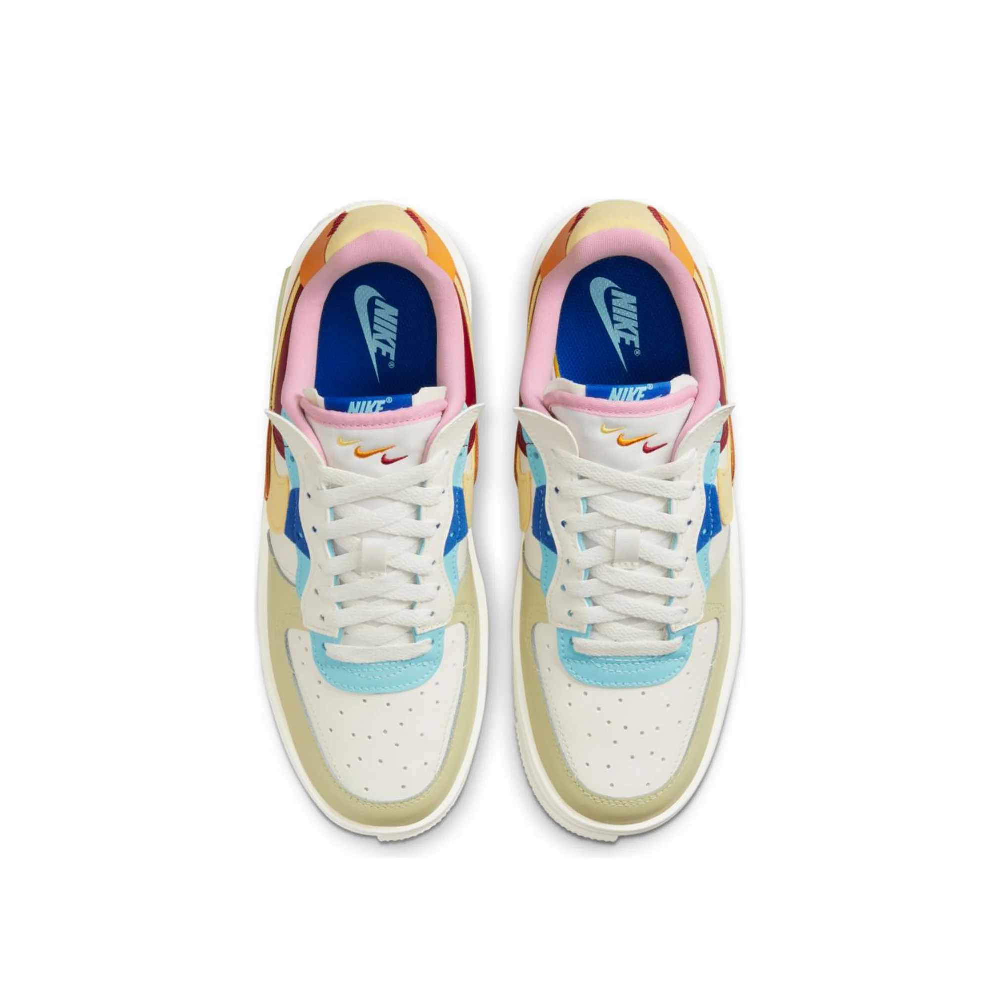 Nike Womens Air Force 1 Fontanka Shoes 'Sail' - Image 4