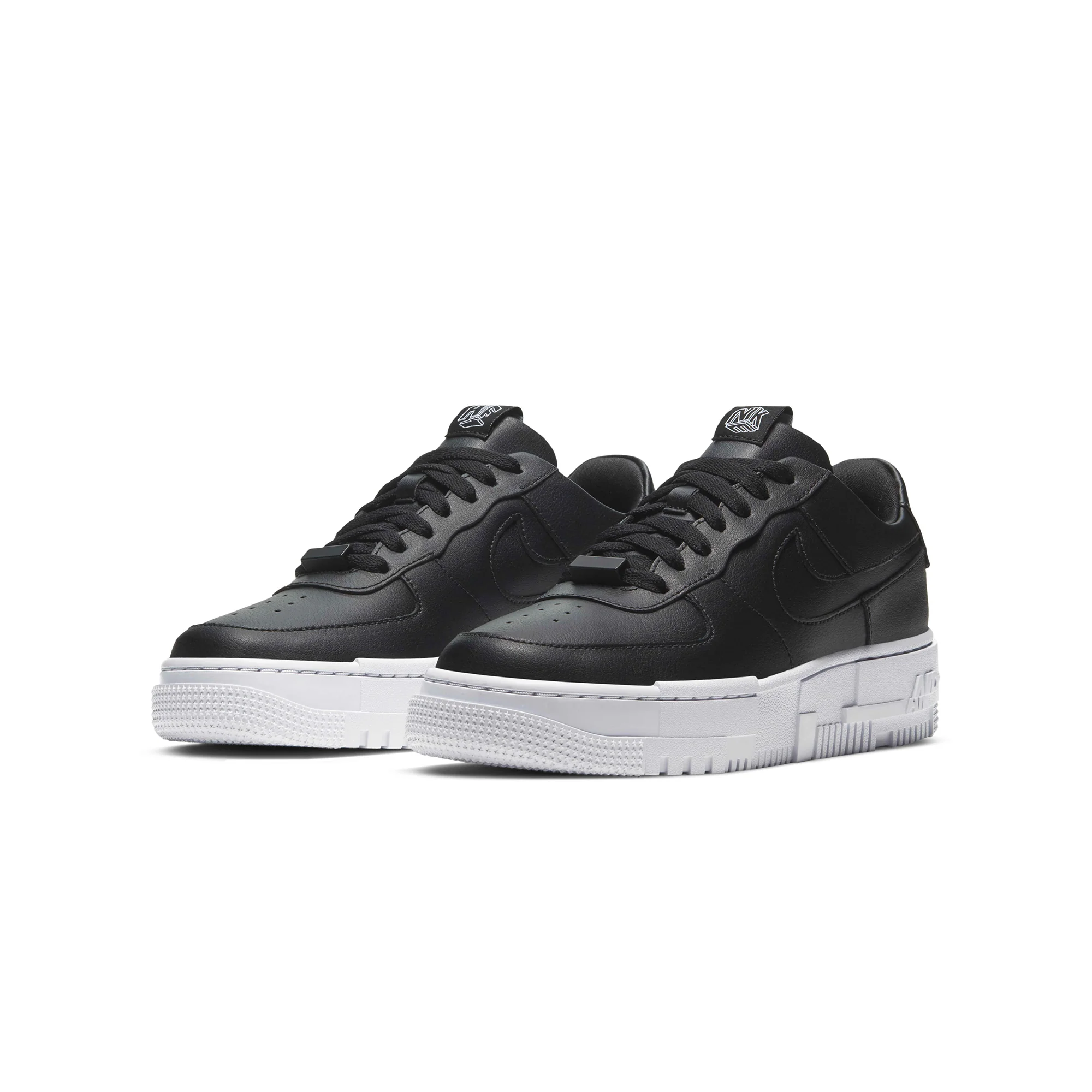 Nike Womens Air Force 1 Pixel 'Black White' Shoes - Image 2