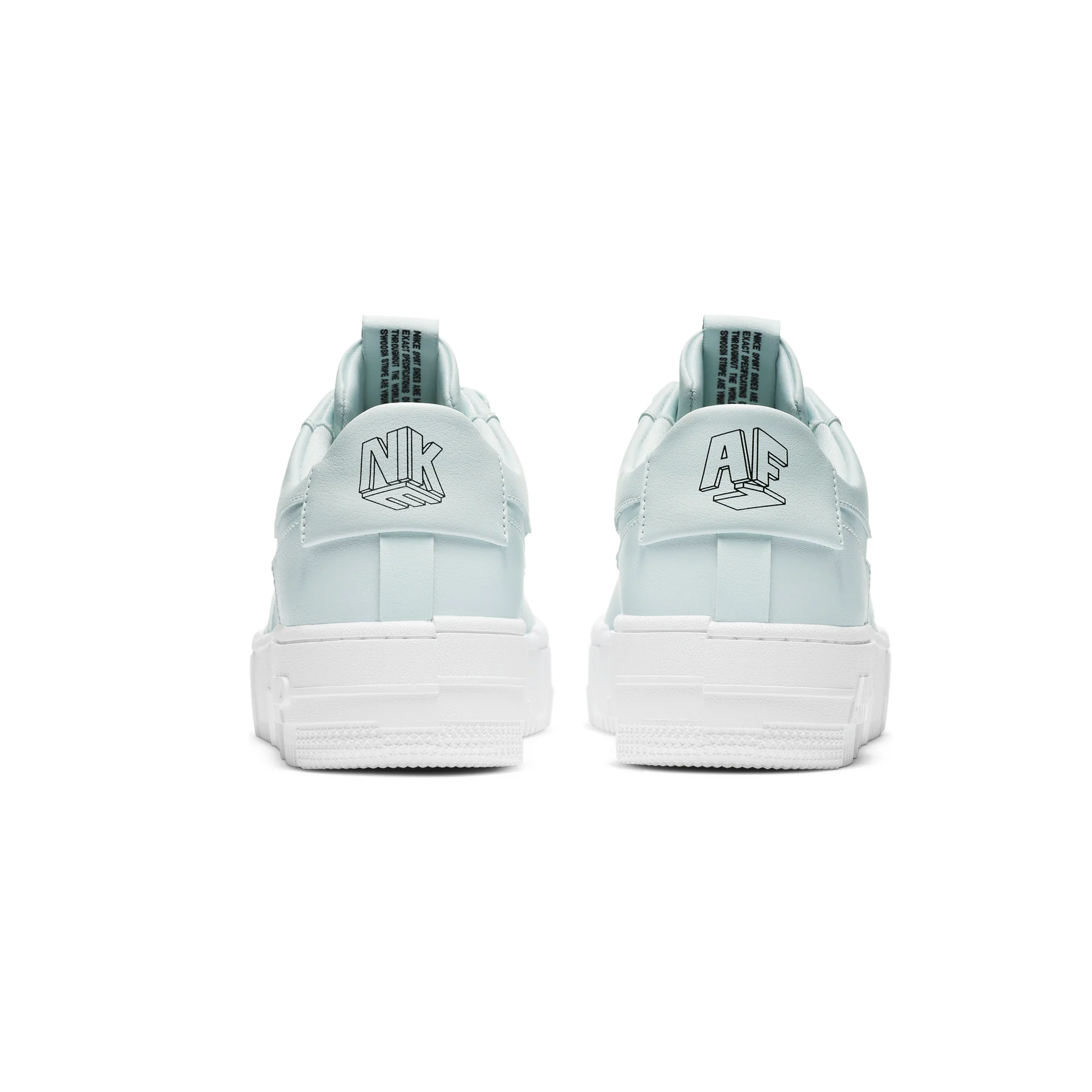 Nike Women Air Force 1 Pixel 'Ghost Aqua' Shoe - Image 3