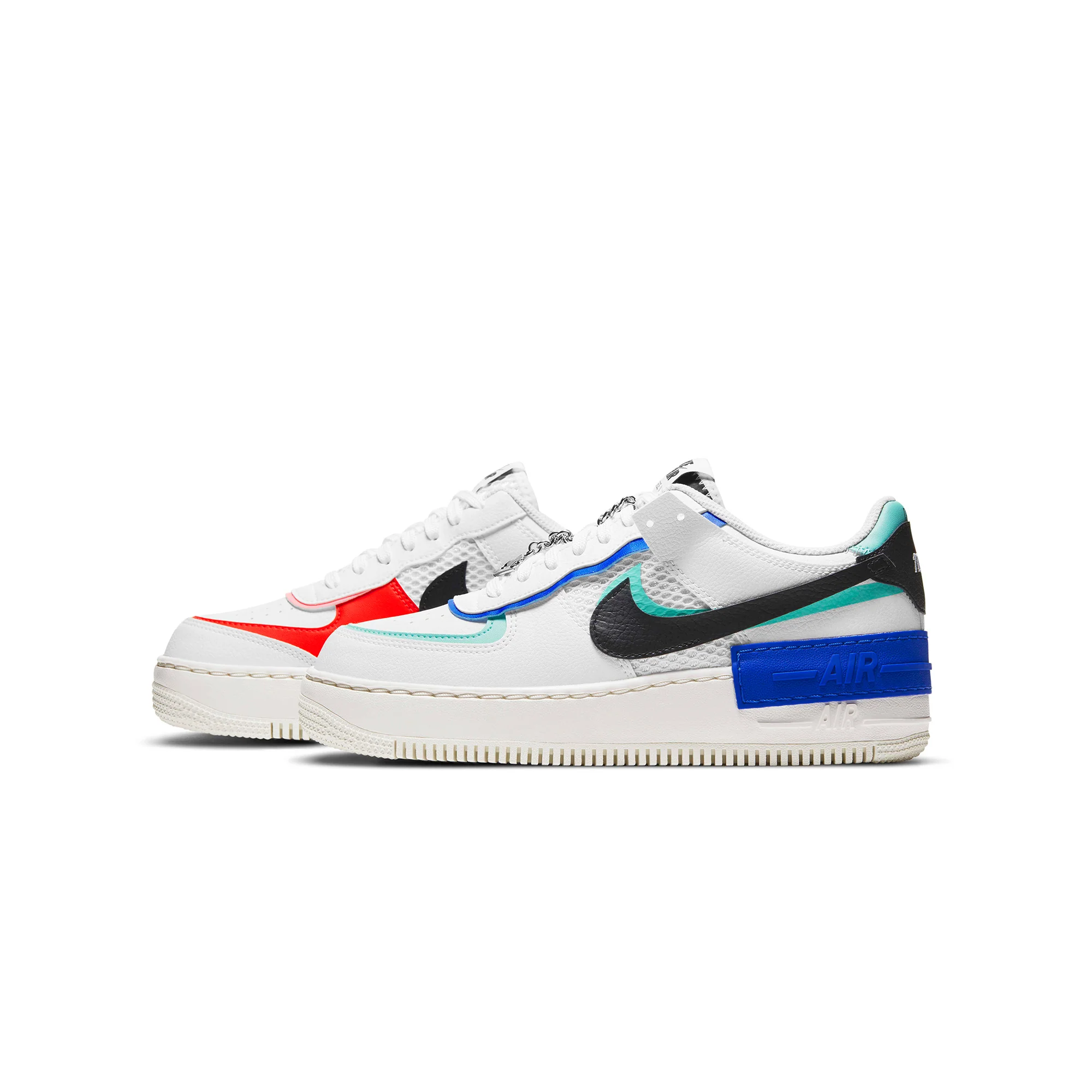Nike Womens Air Force 1 Shadow 'Chile Red' Shoes