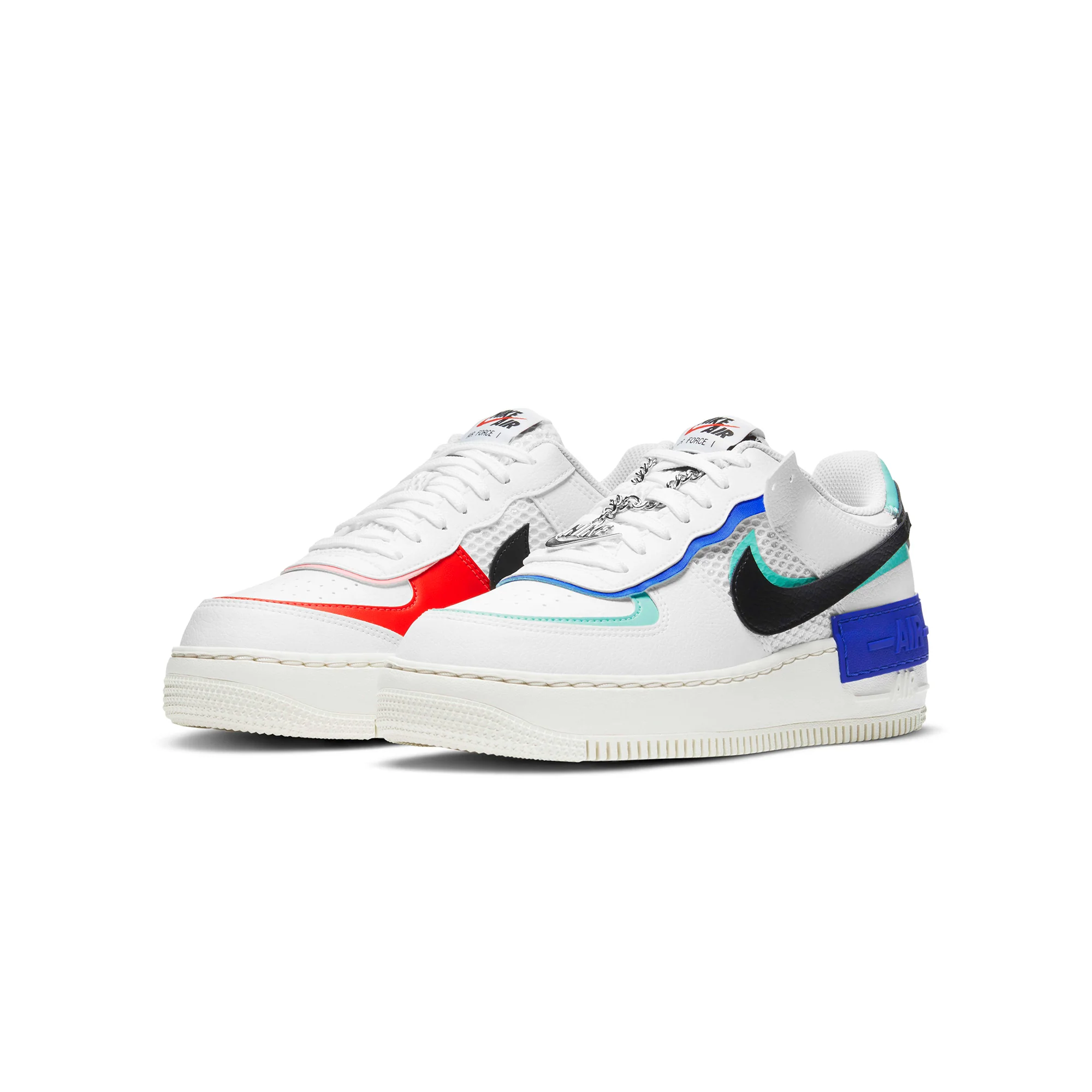 Nike Womens Air Force 1 Shadow 'Chile Red' Shoes - Image 2