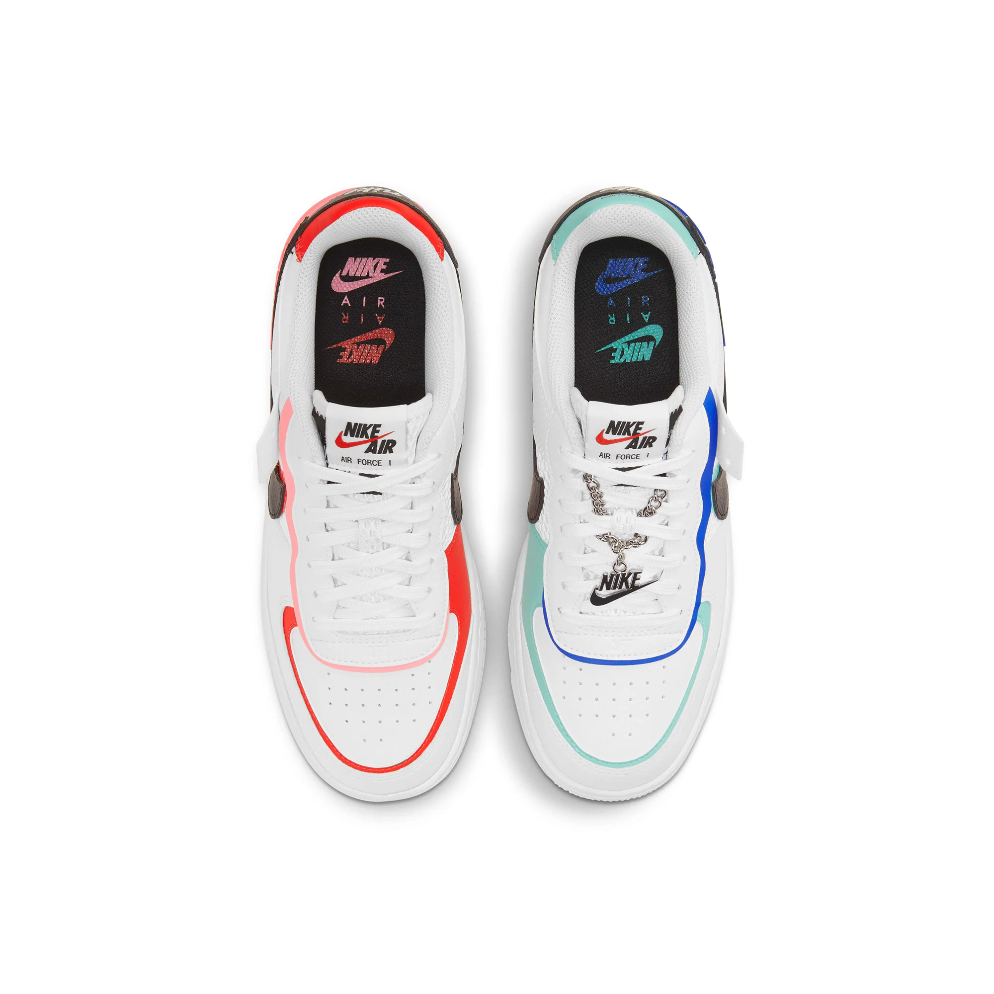 Nike Womens Air Force 1 Shadow 'Chile Red' Shoes - Image 3