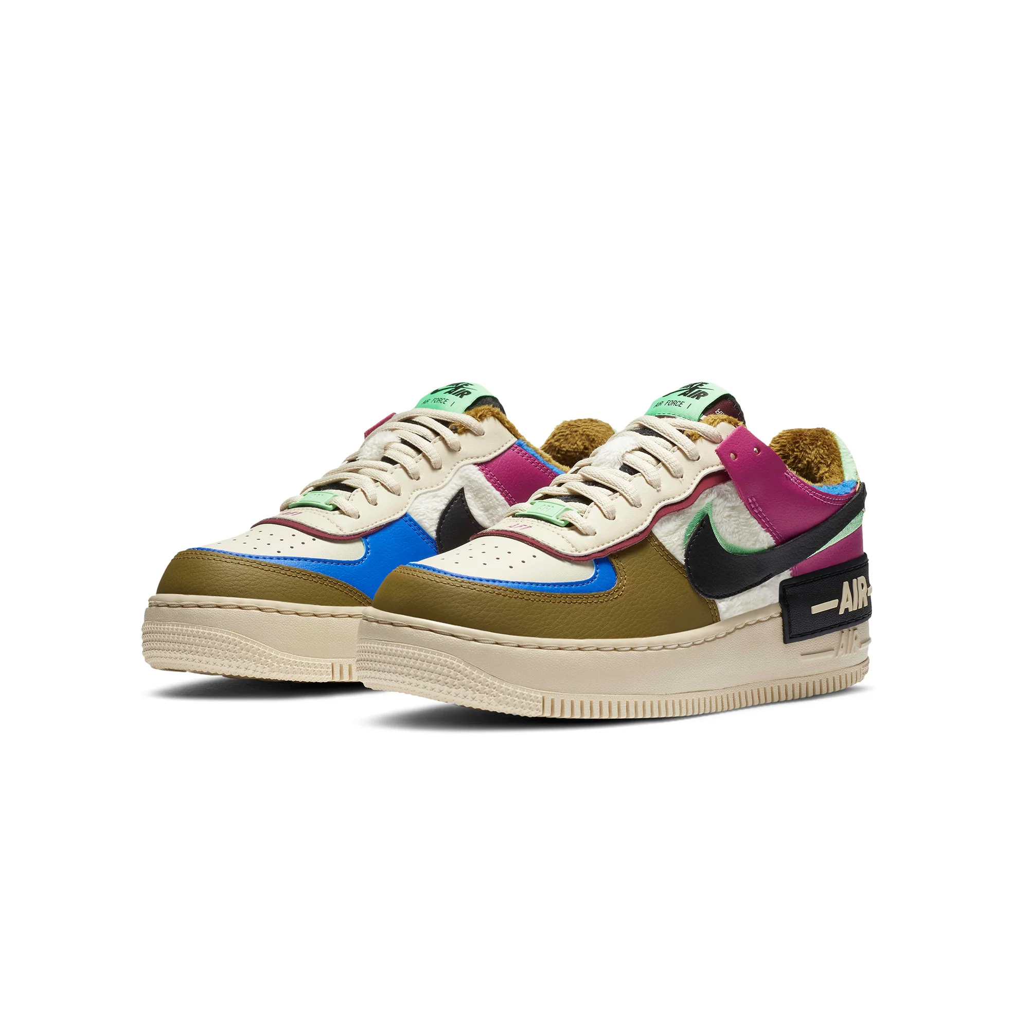 Nike Women Air Force 1 Shadow SE 'Cactus Flower' Shoe - Image 2
