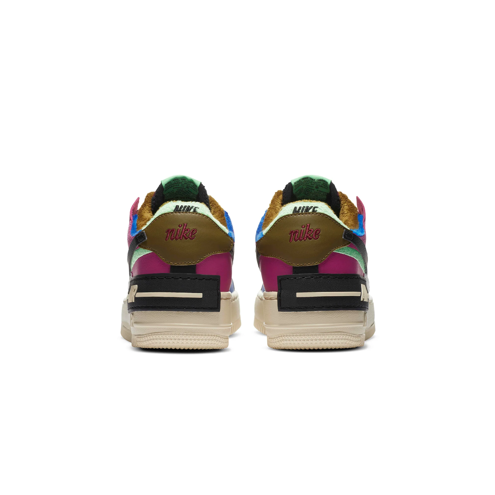Nike Women Air Force 1 Shadow SE 'Cactus Flower' Shoe - Image 3