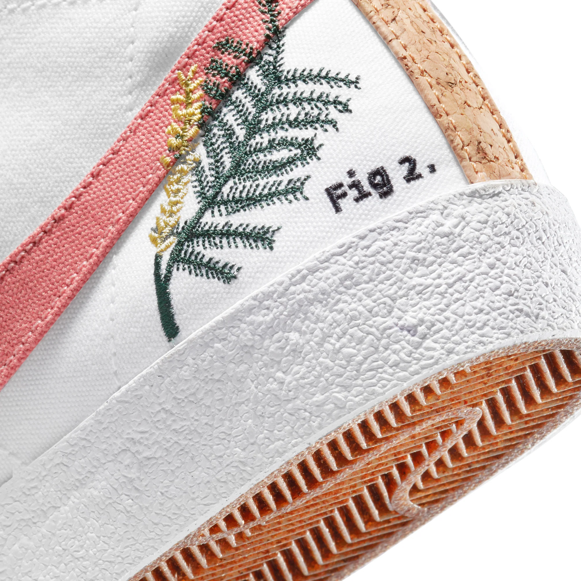 Nike Womens Blazer Mid '77 SE Shoes 'White/Light Sienna' - Image 4