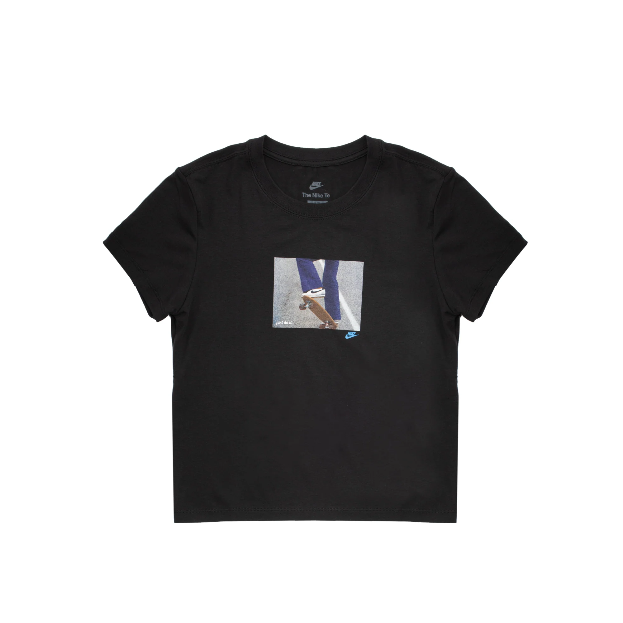 Nike Womens Chill Knit Slim Cropped Tee