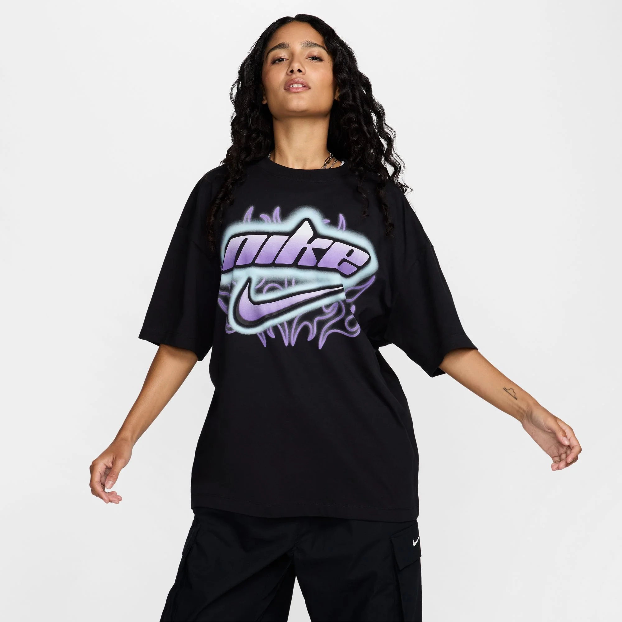 Nike Womens Dance OS Tee - Image 2