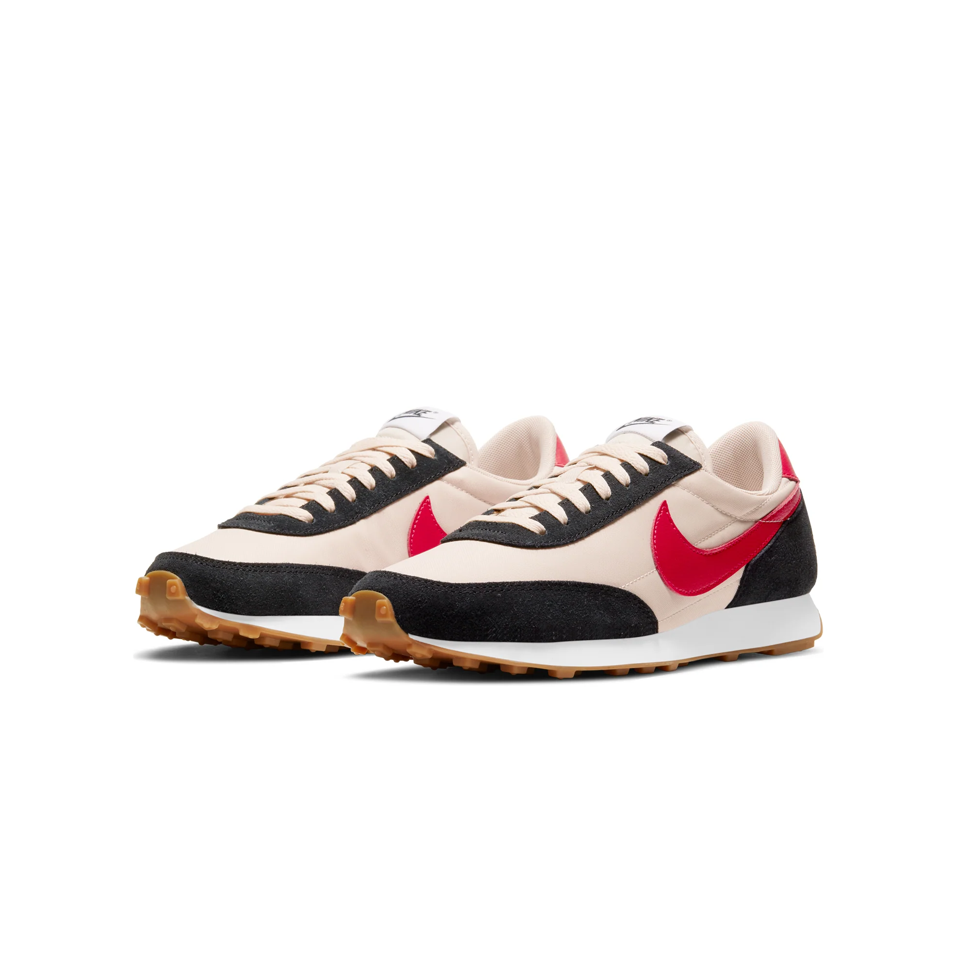 Nike Womens Daybreak Shoes 'Black Siren Red' - Image 2