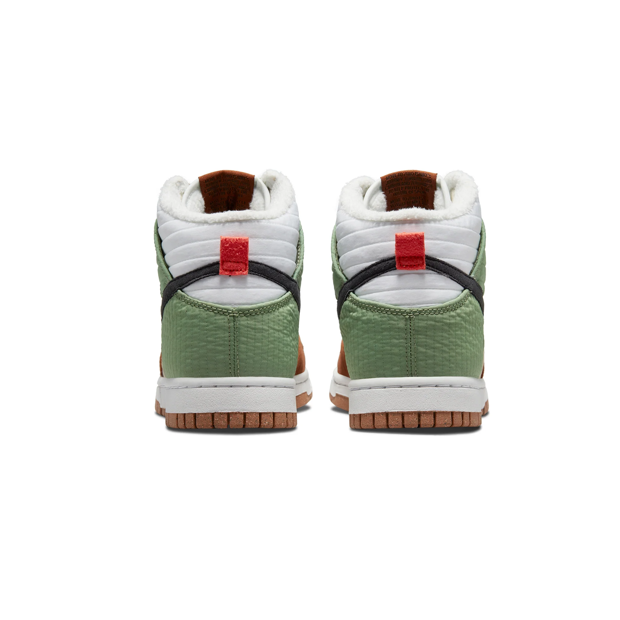Nike Womens Dunk High LX Shoes 'Summit White/Black' - Image 3