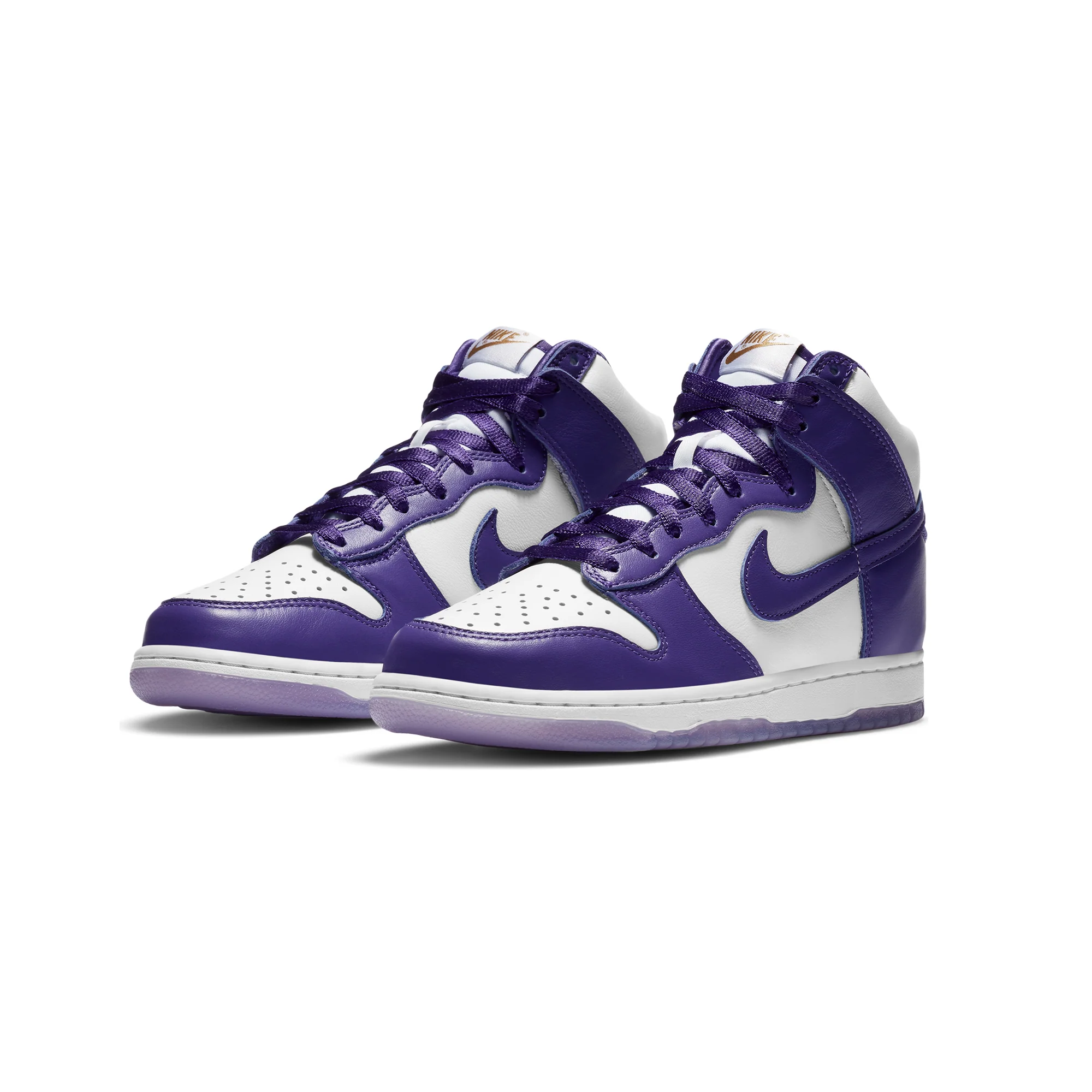 Nike Womens Dunk High SP Varsity Purple Shoes - Image 2