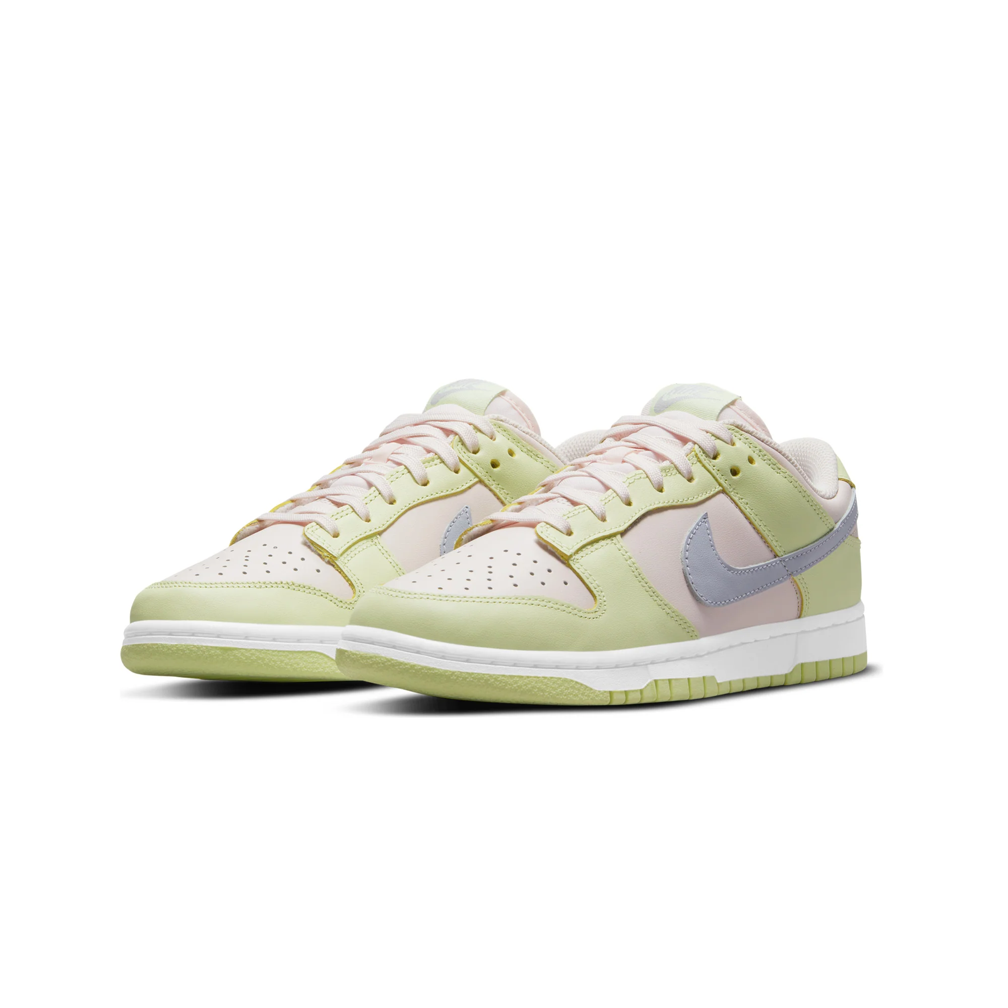 Nike Womens Dunk Low Light Soft Pink Shoes - Image 2