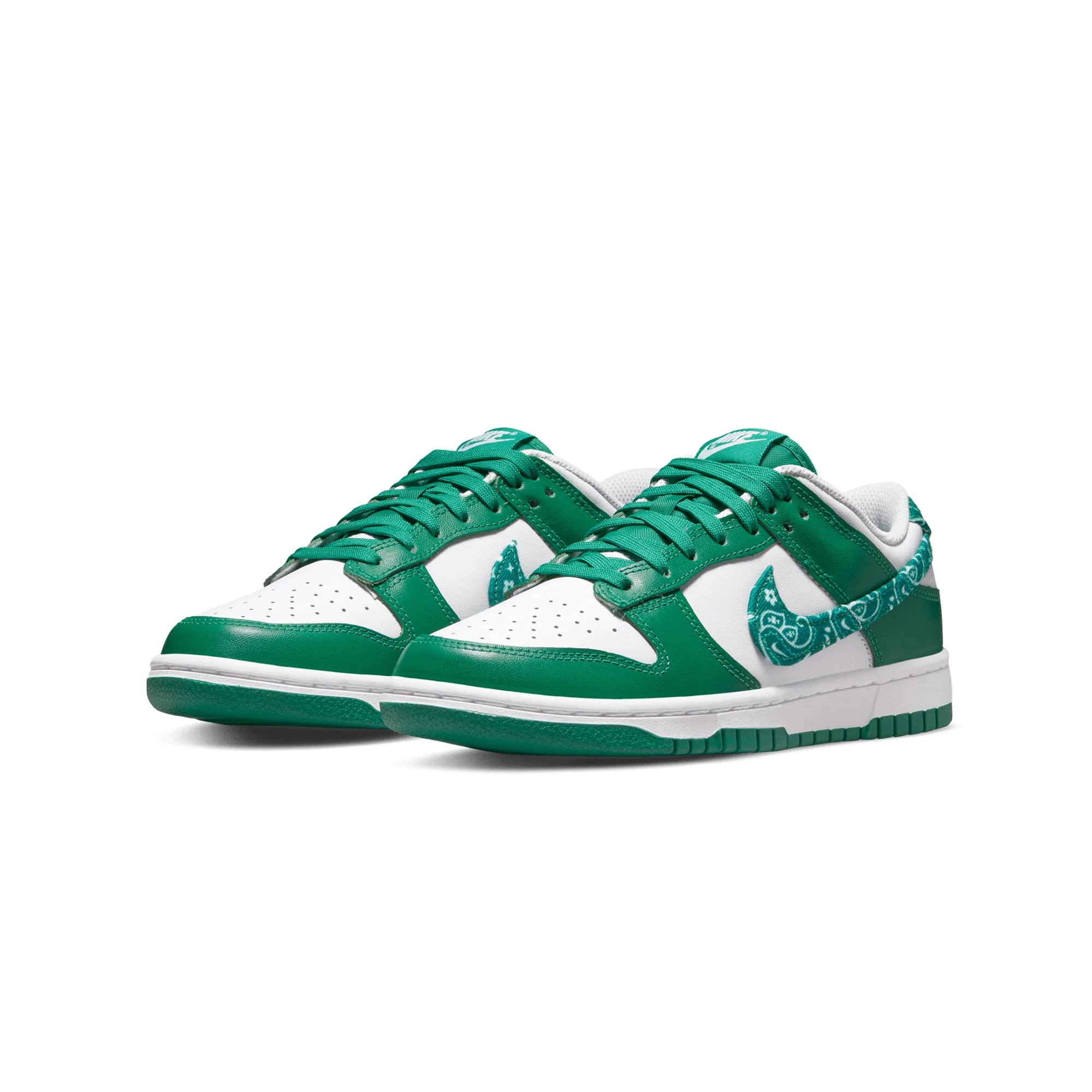 Nike Womens Dunk Low Paisley Shoes - Image 2
