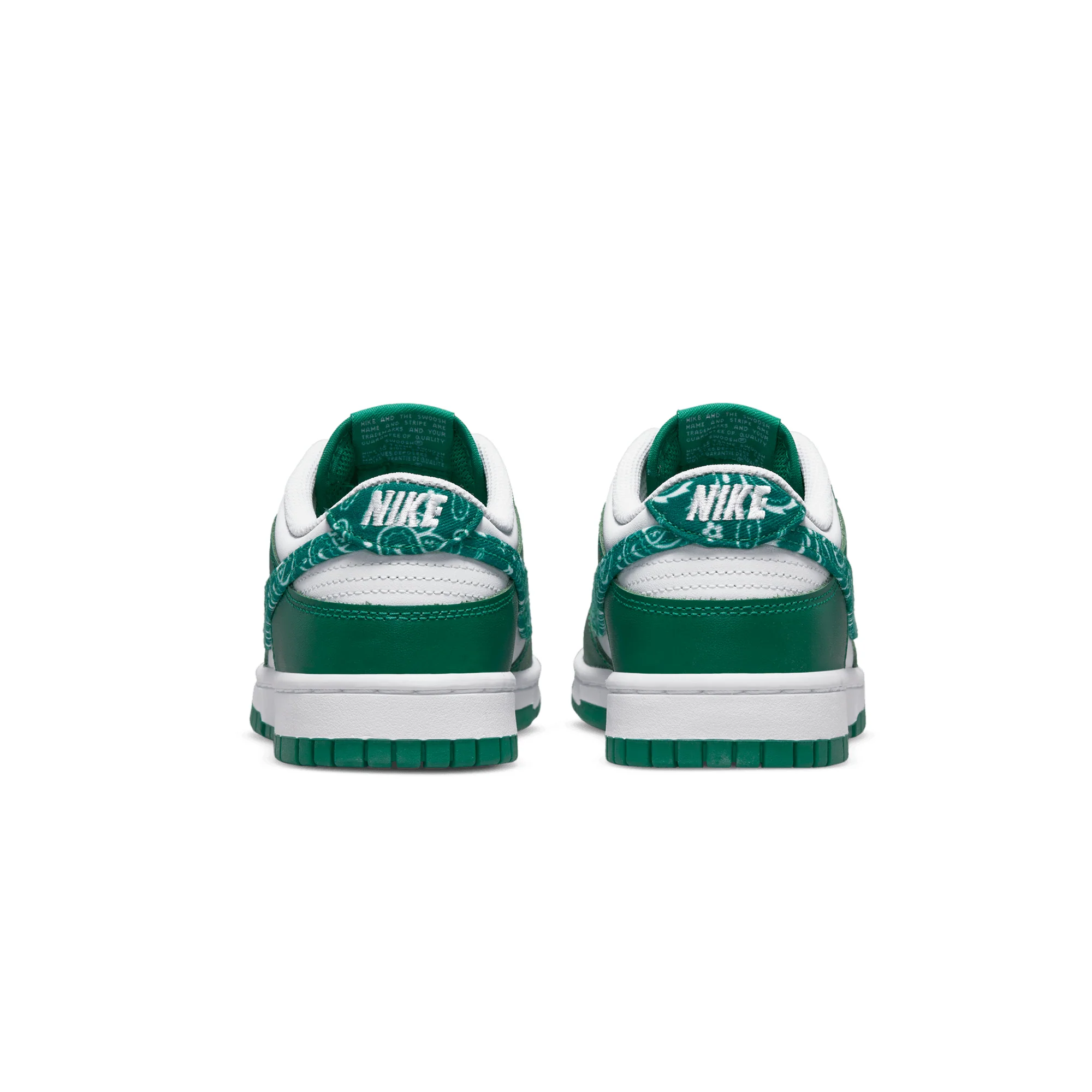 Nike Womens Dunk Low Paisley Shoes - Image 3