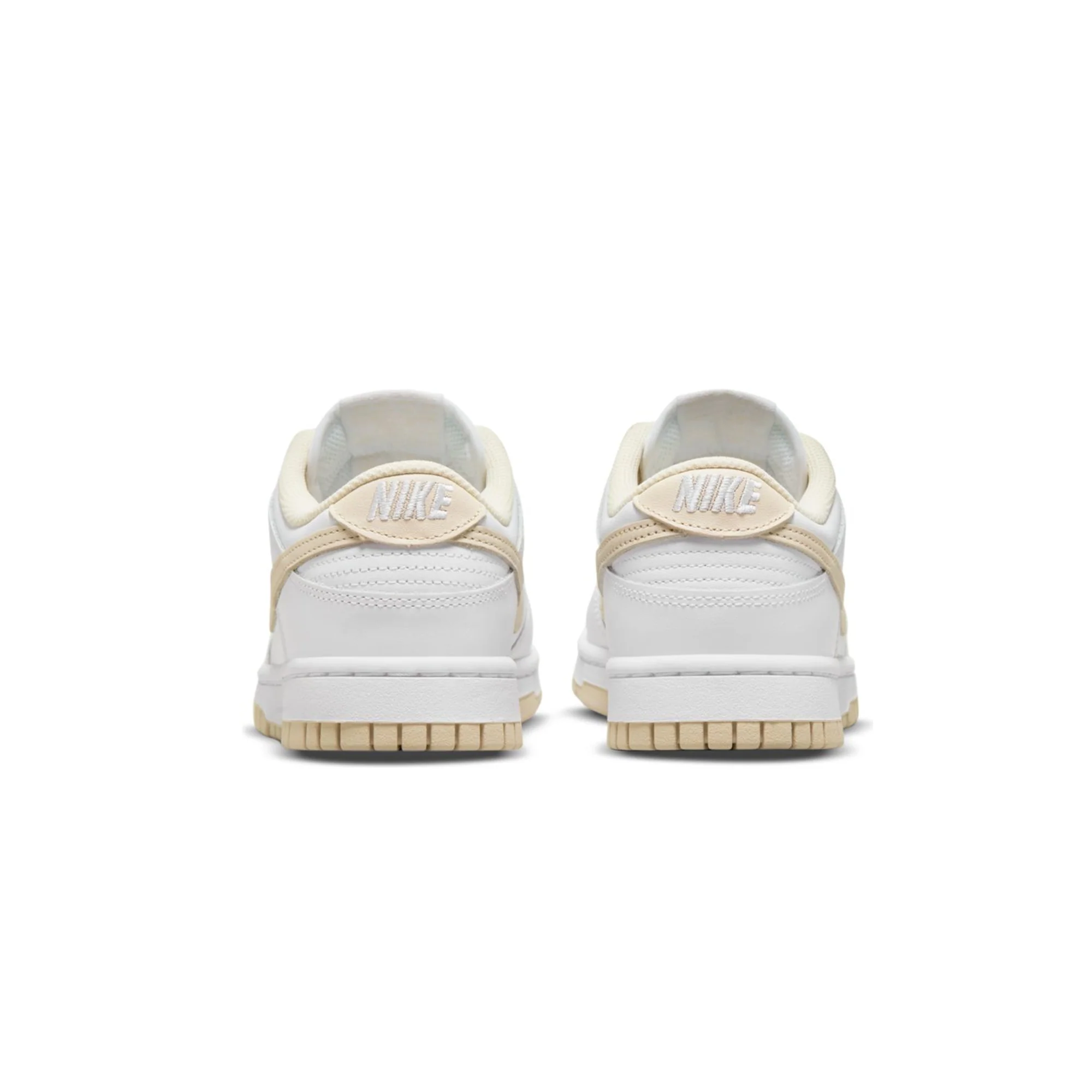 Nike Womens Dunk Low Pearl White Shoes - Image 3