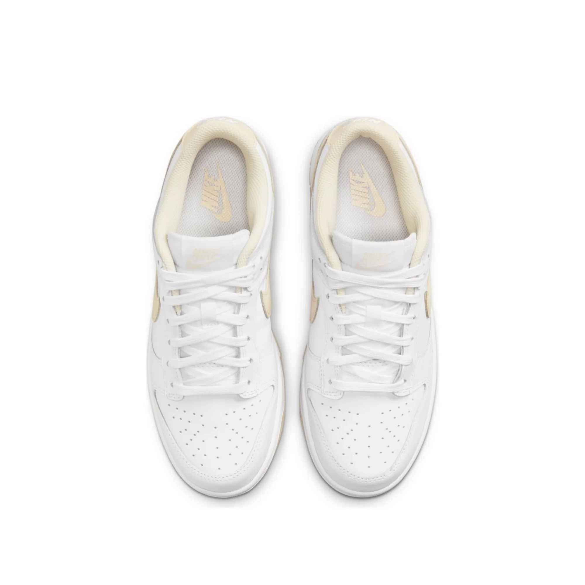 Nike Womens Dunk Low Pearl White Shoes - Image 4