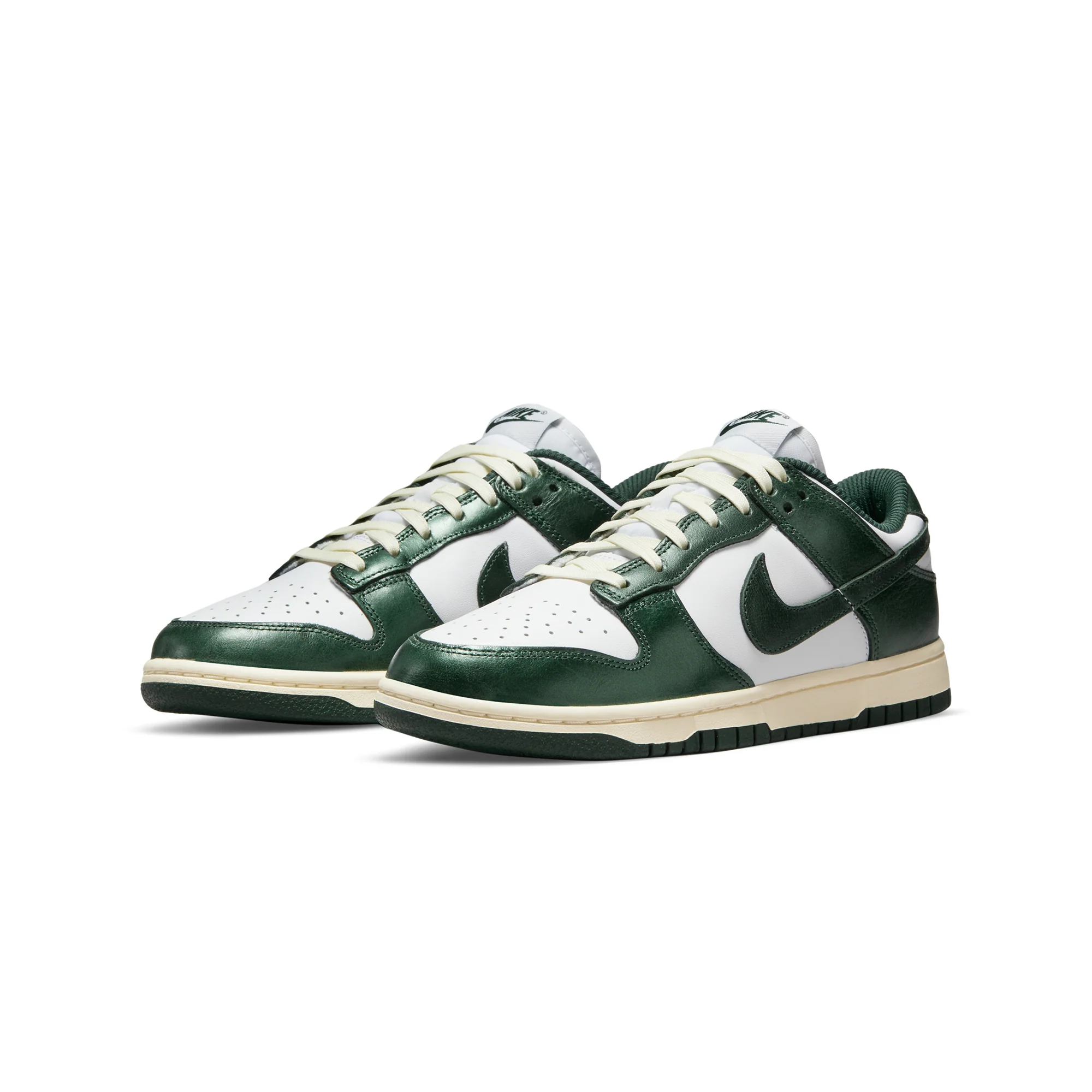 Nike Womens Dunk Low Vintage Green Shoes - Image 2