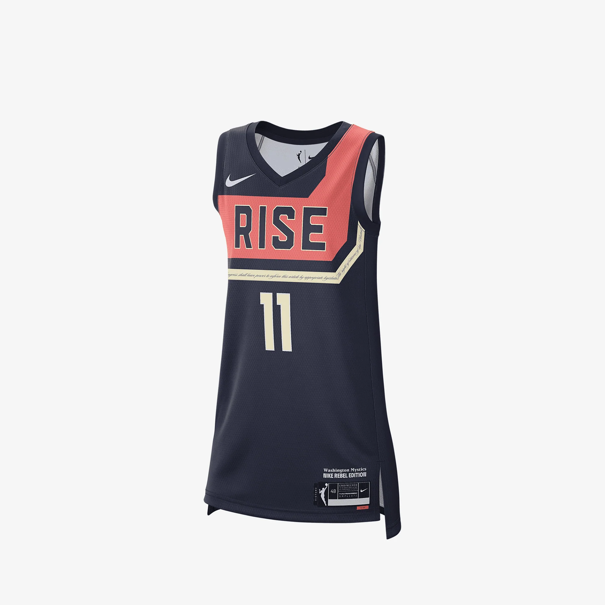 Nike Womens Elena Delle Donne Mystics Rebel Edition Jersey - Image 2
