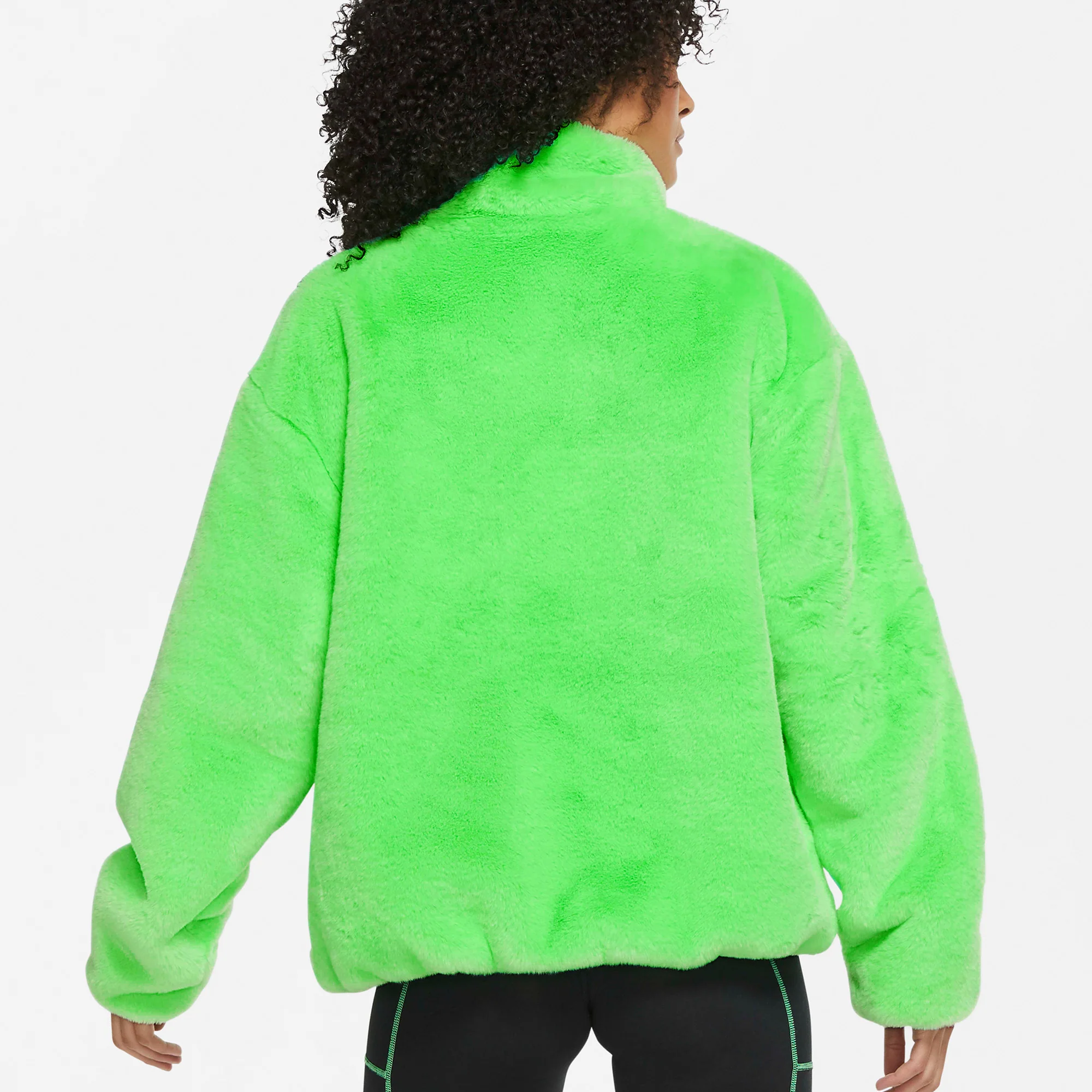 Nike Women Faux Fur Jacket - Image 3