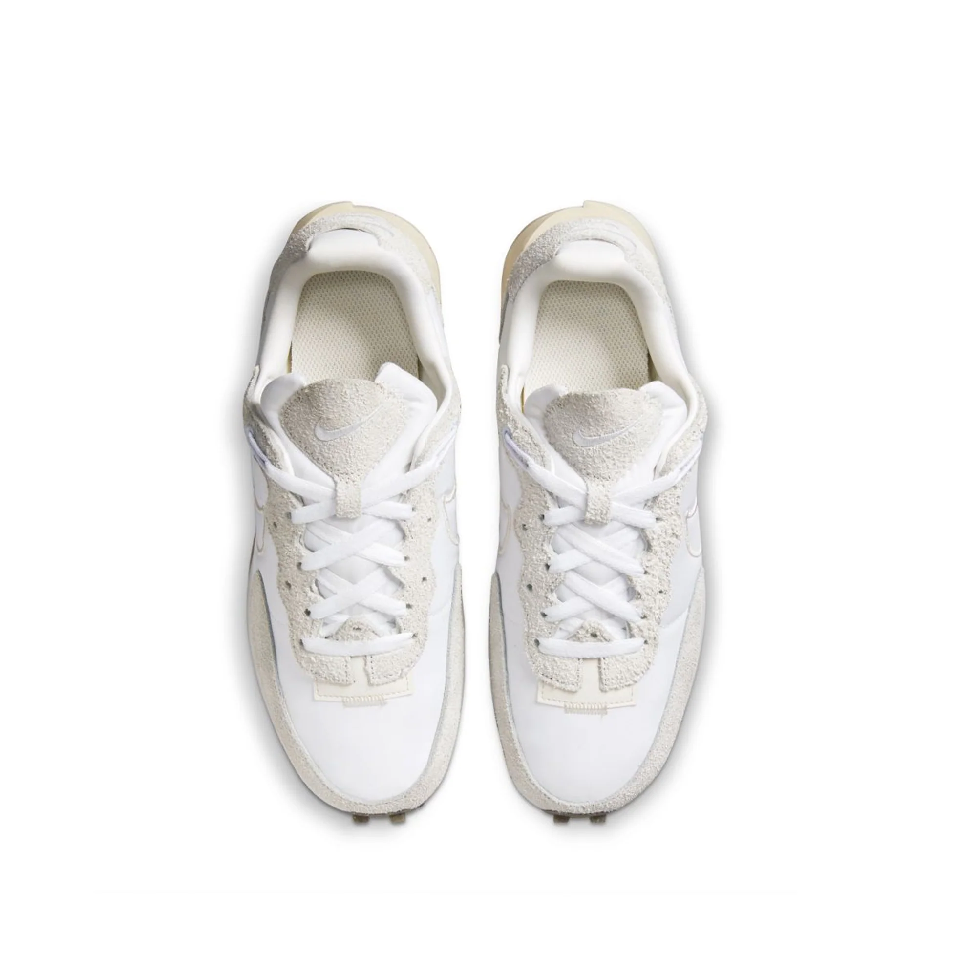 Nike Womens Fontanka Waffle Shoes 'White/Phantom' - Image 4