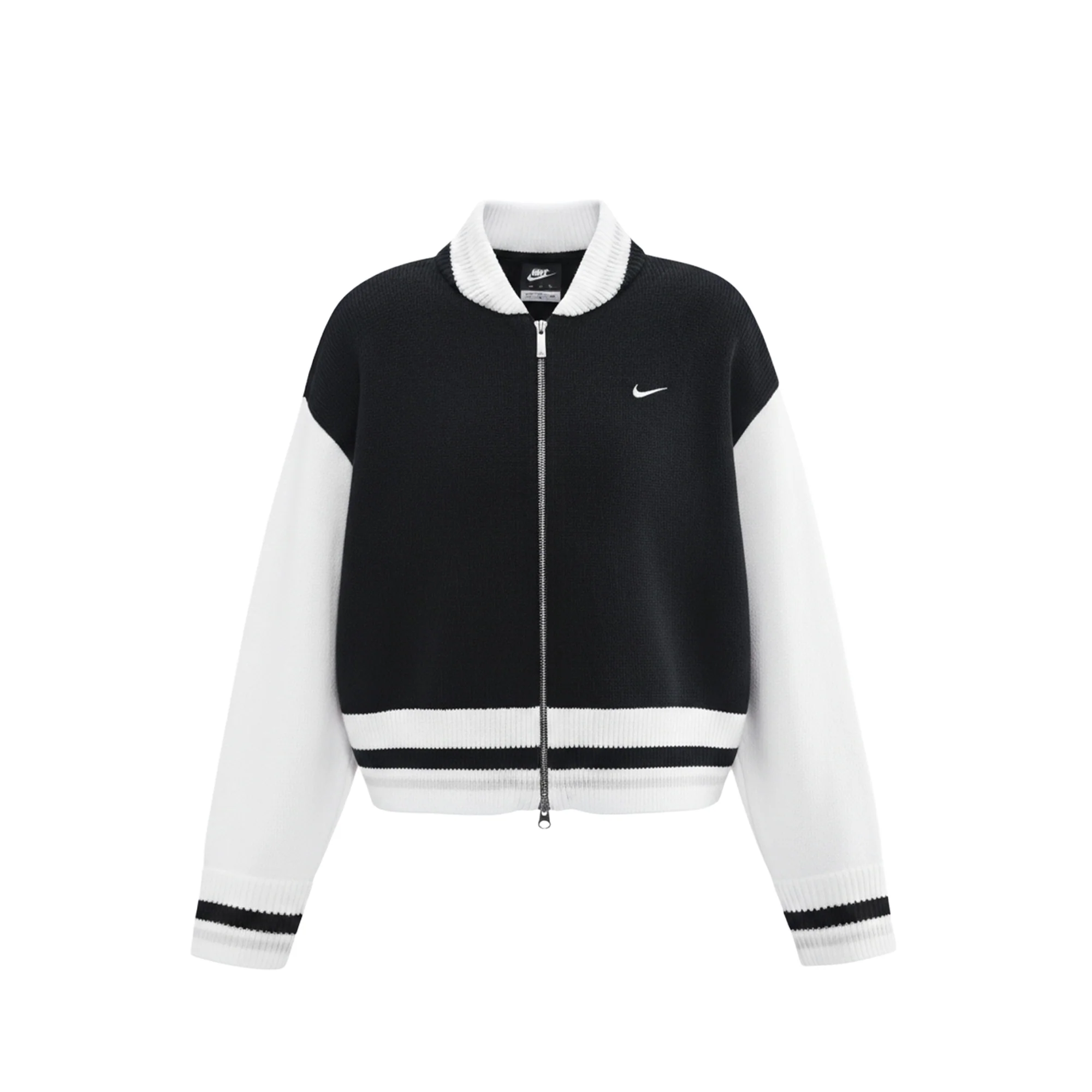Nike Womens Cardigan Zip Up Knit Sweater