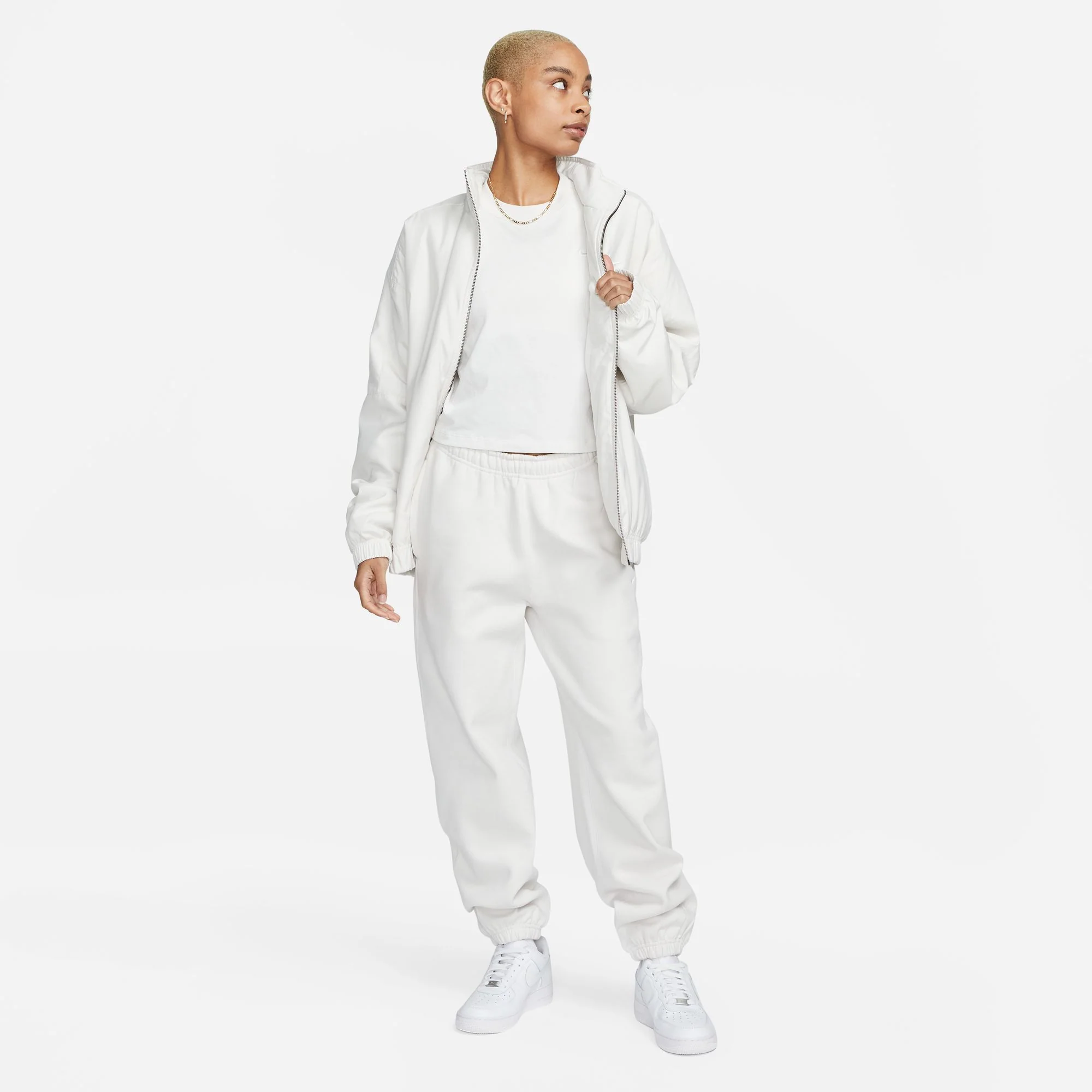 Nike Womens Solo Swoosh Fleece Pants - Image 2