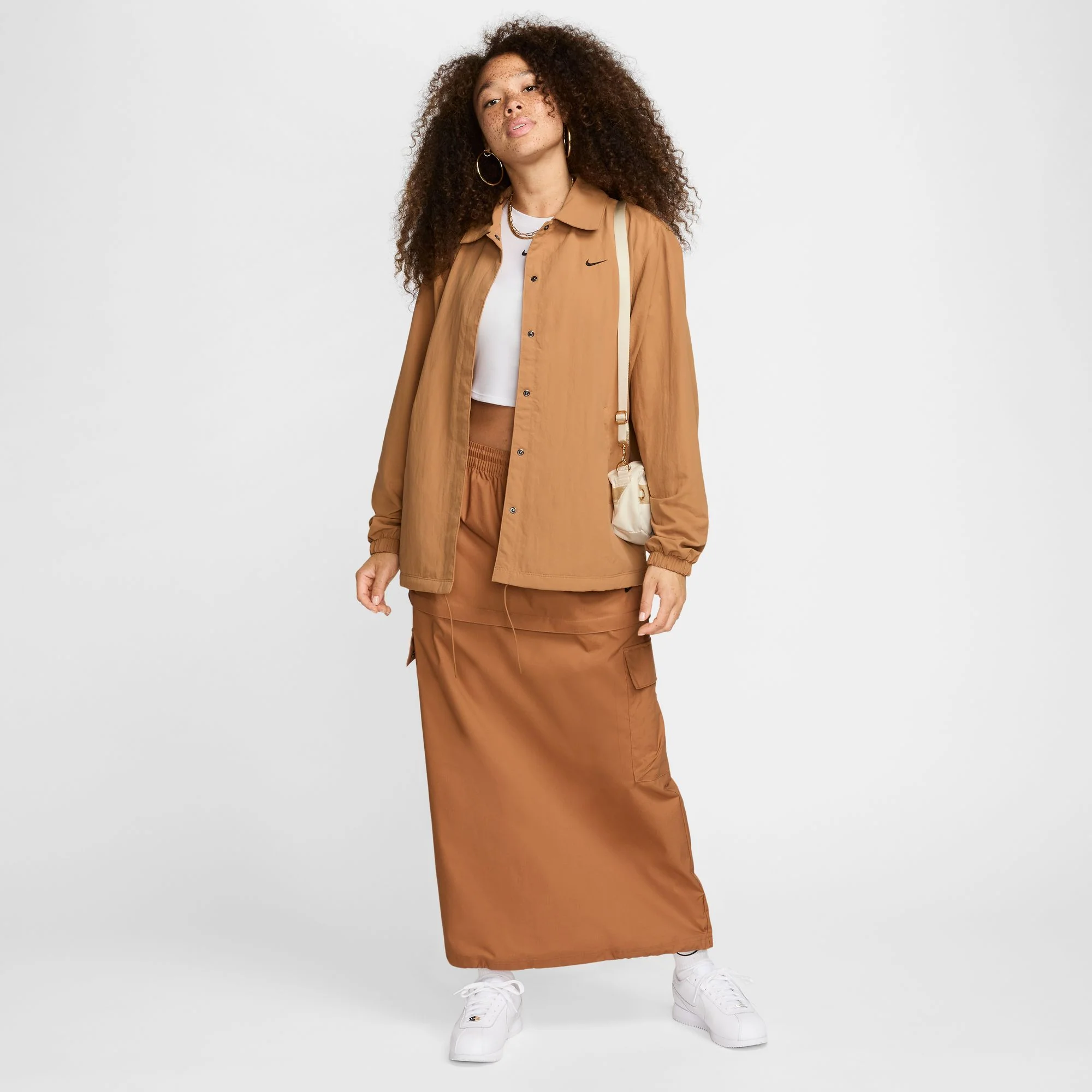 Nike Womens Oversized UV Woven Coaches' Jacket - Image 4
