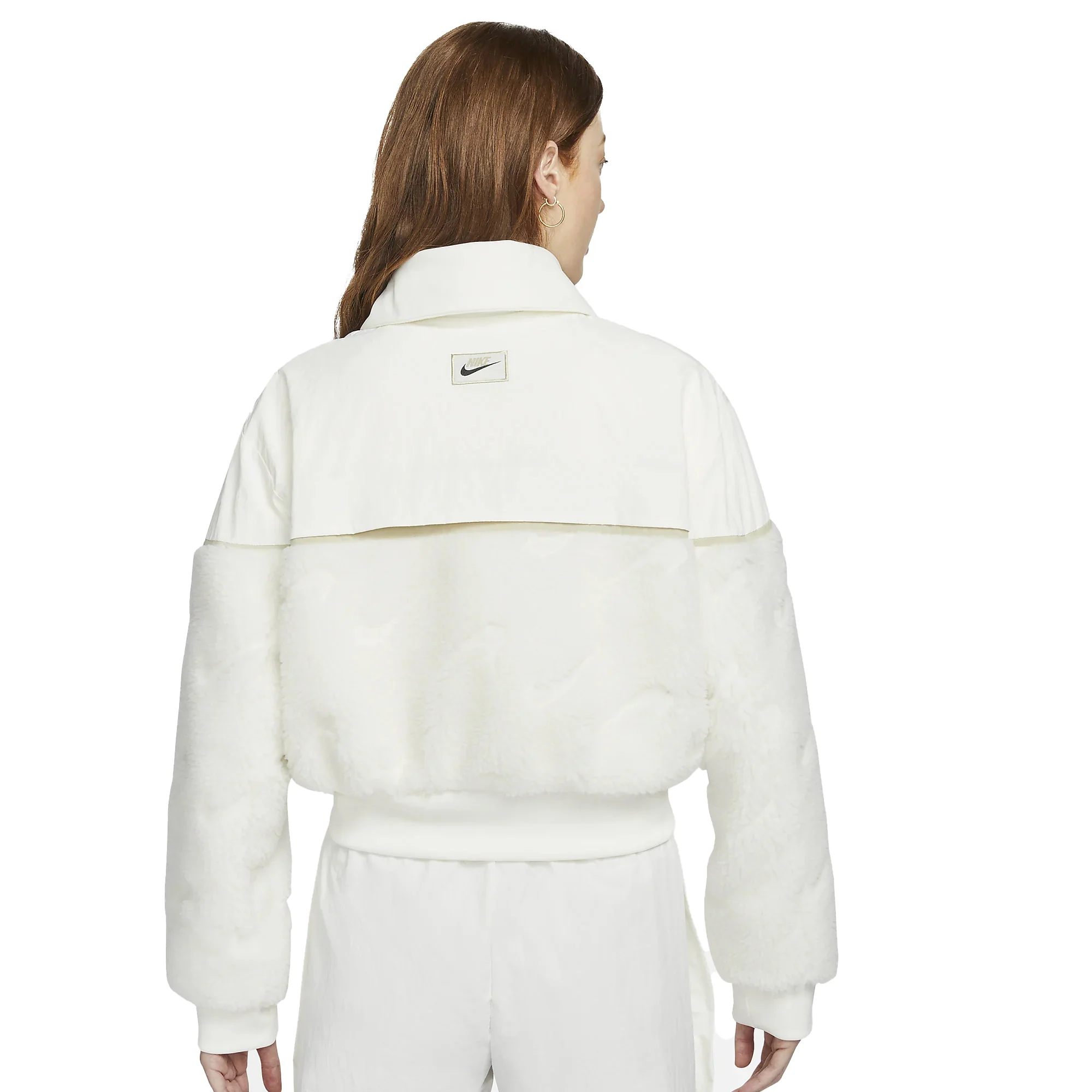 Nike Womens Sportswear Icon Clash Jacket 'Sail/Rattan' - Image 3