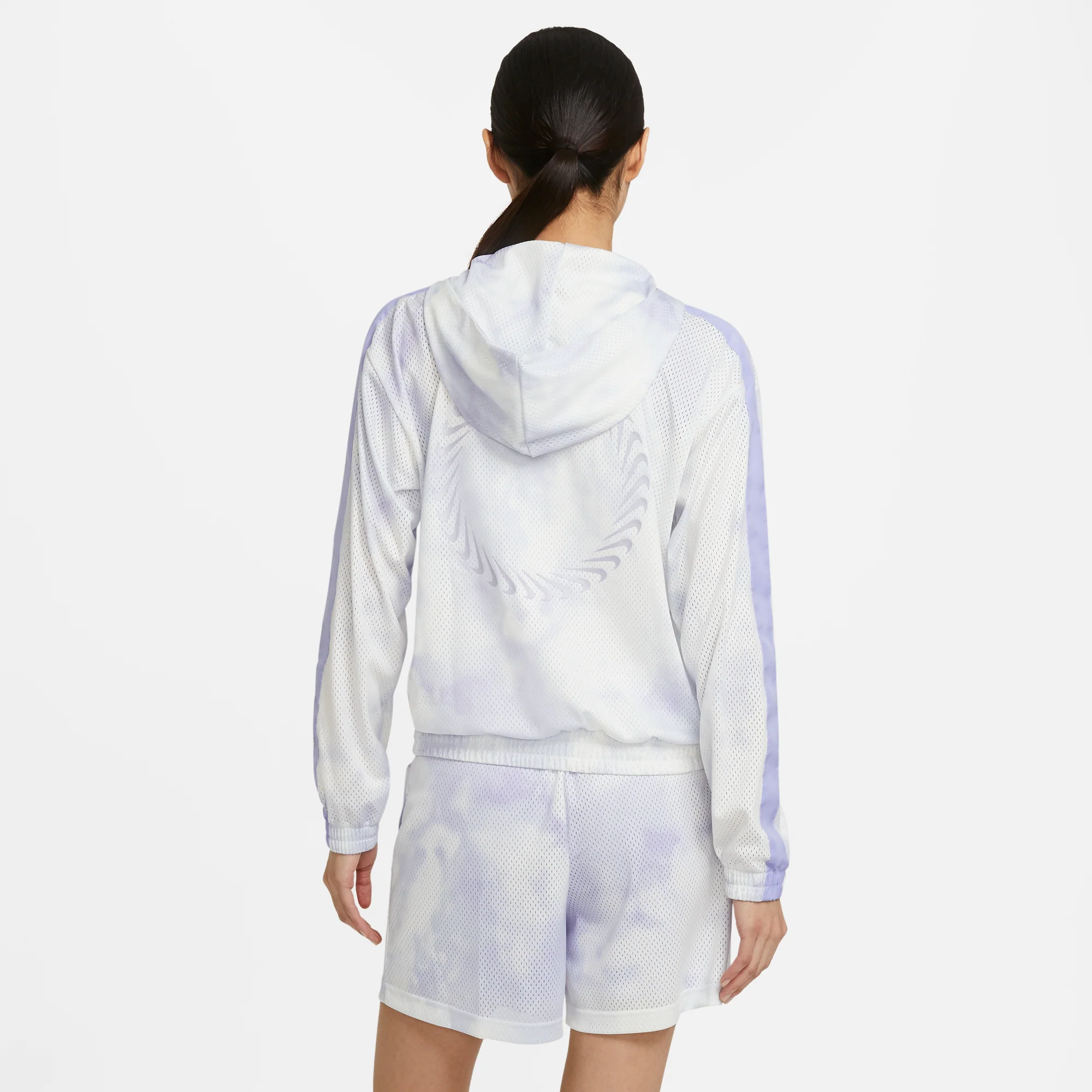 Nike Womens Sportswear Icon Clash Jacket 'Light Thistle' - Image 3