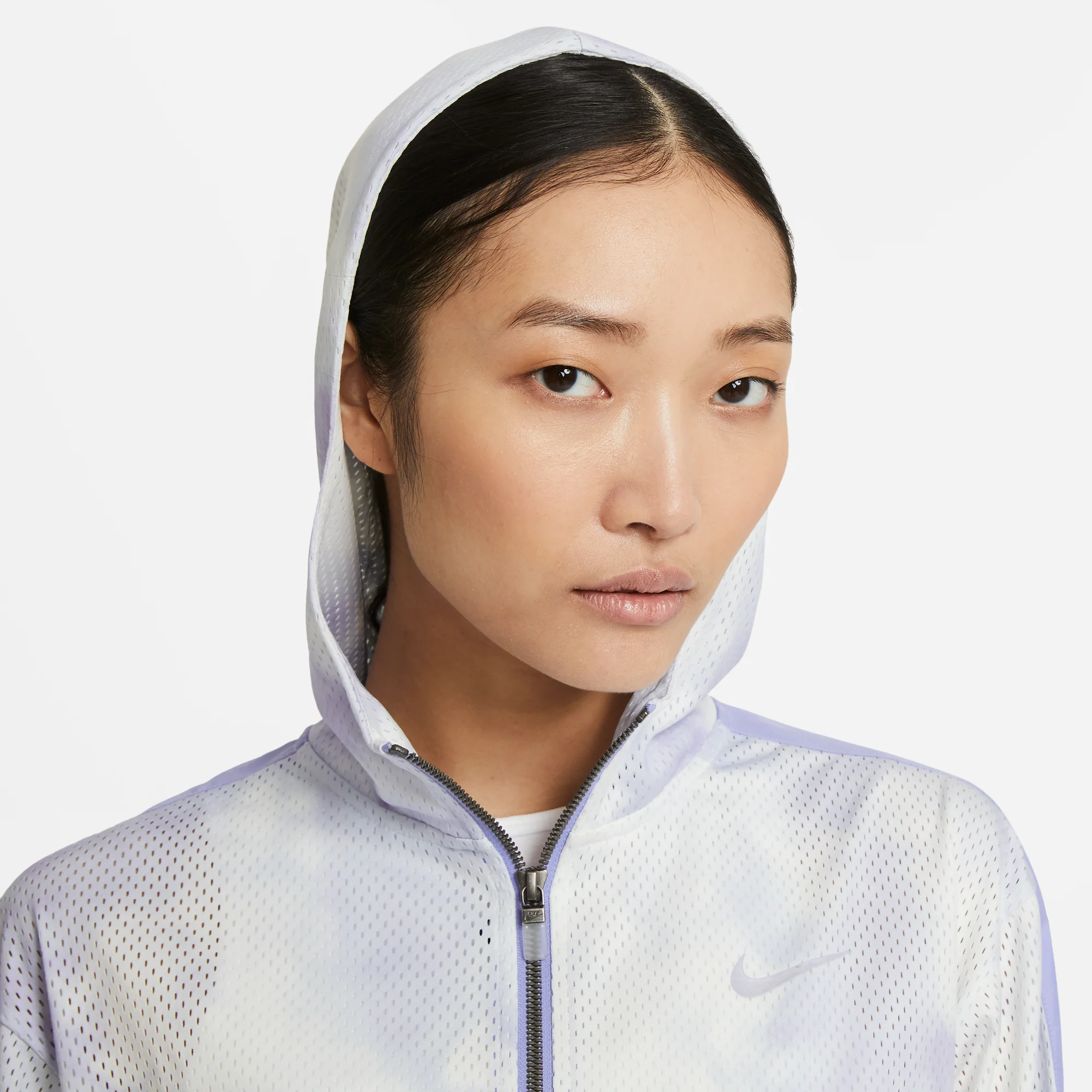 Nike Womens Sportswear Icon Clash Jacket 'Light Thistle' - Image 4