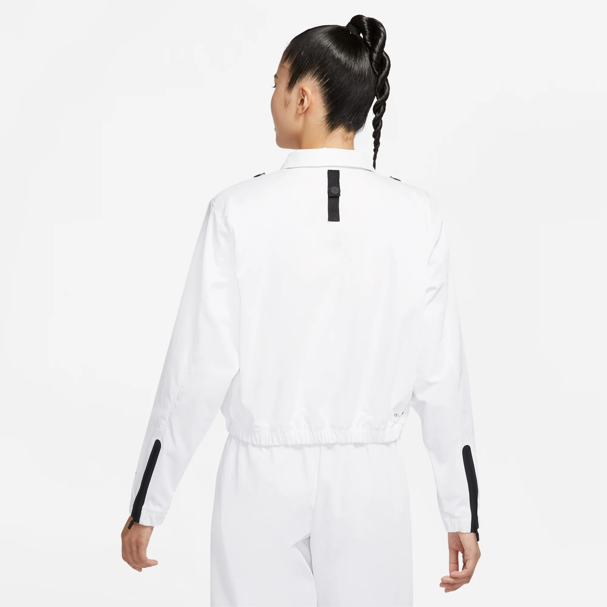 Nike Womens Sportswear Tech Pack Jacket White/Black - Image 3