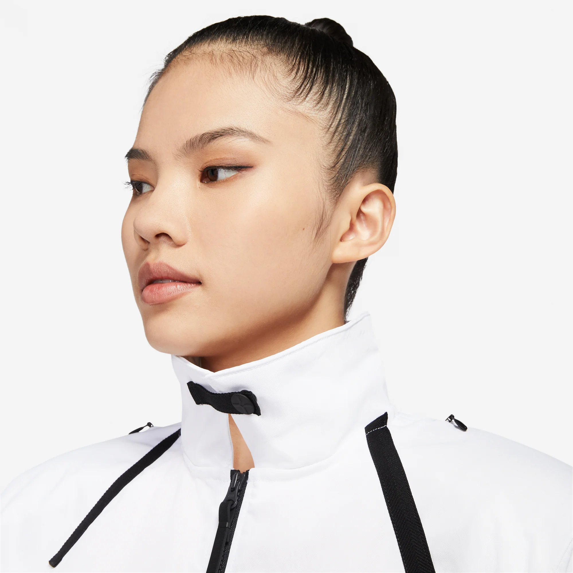 Nike Womens Sportswear Tech Pack Jacket White/Black - Image 4