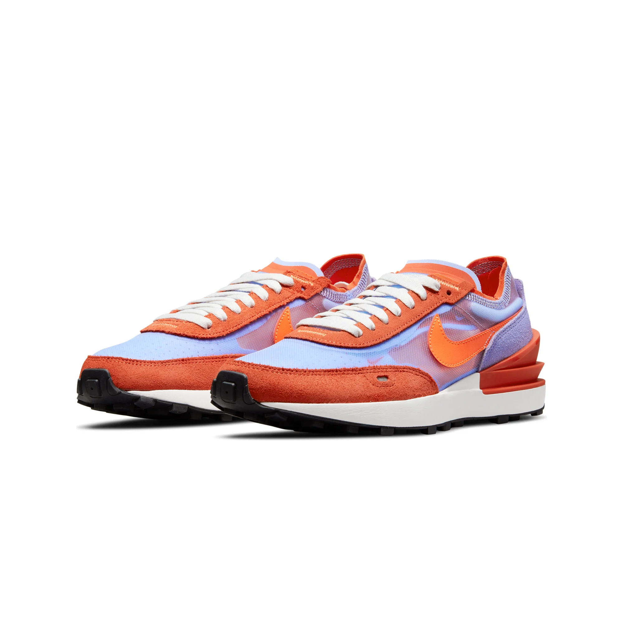 Nike Womens Waffle One Shoes 'Team Orange' - Image 2